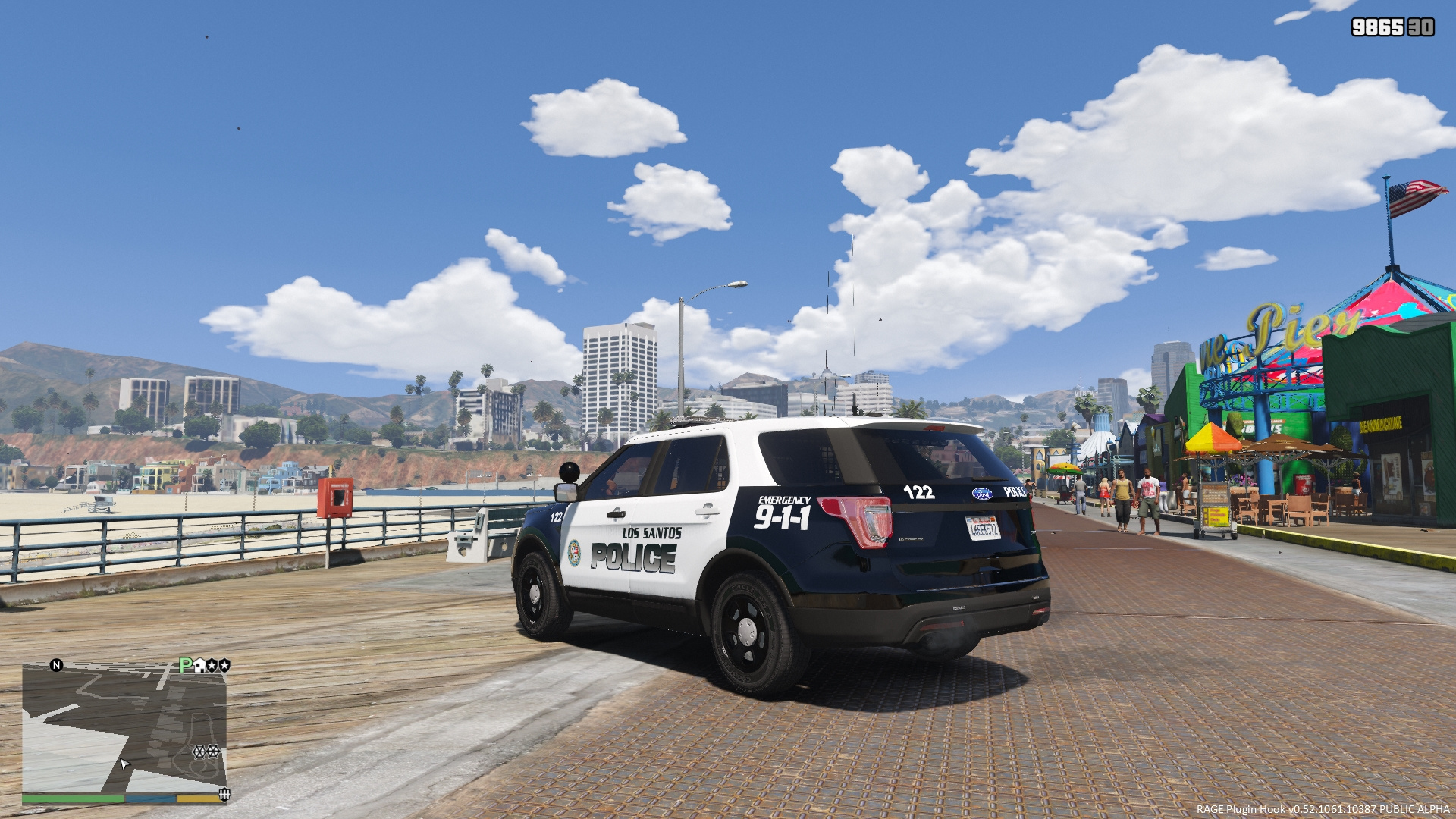 2016 ford police interceptor utility lspd skin based on