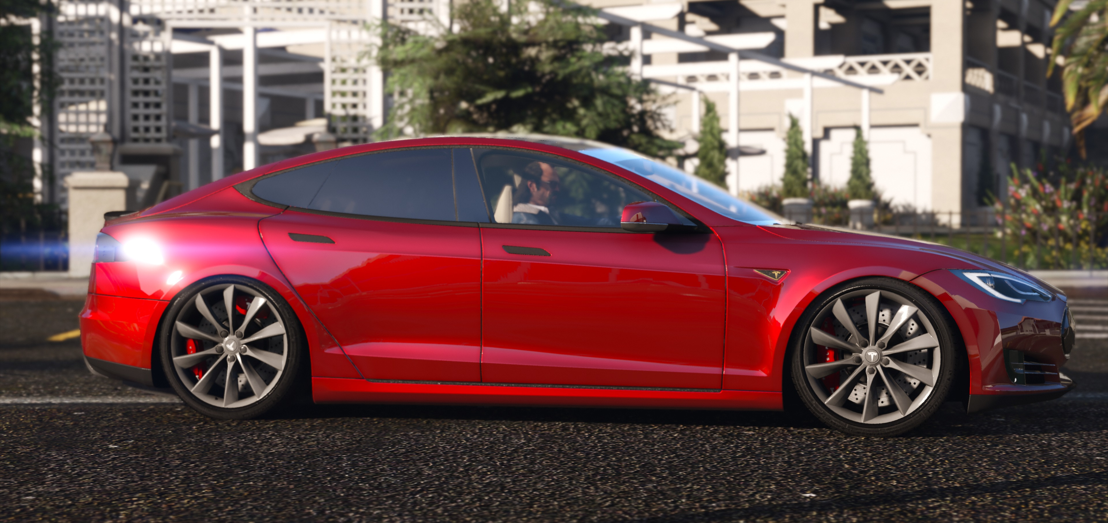 Gta 5 tesla model x addon фото 113