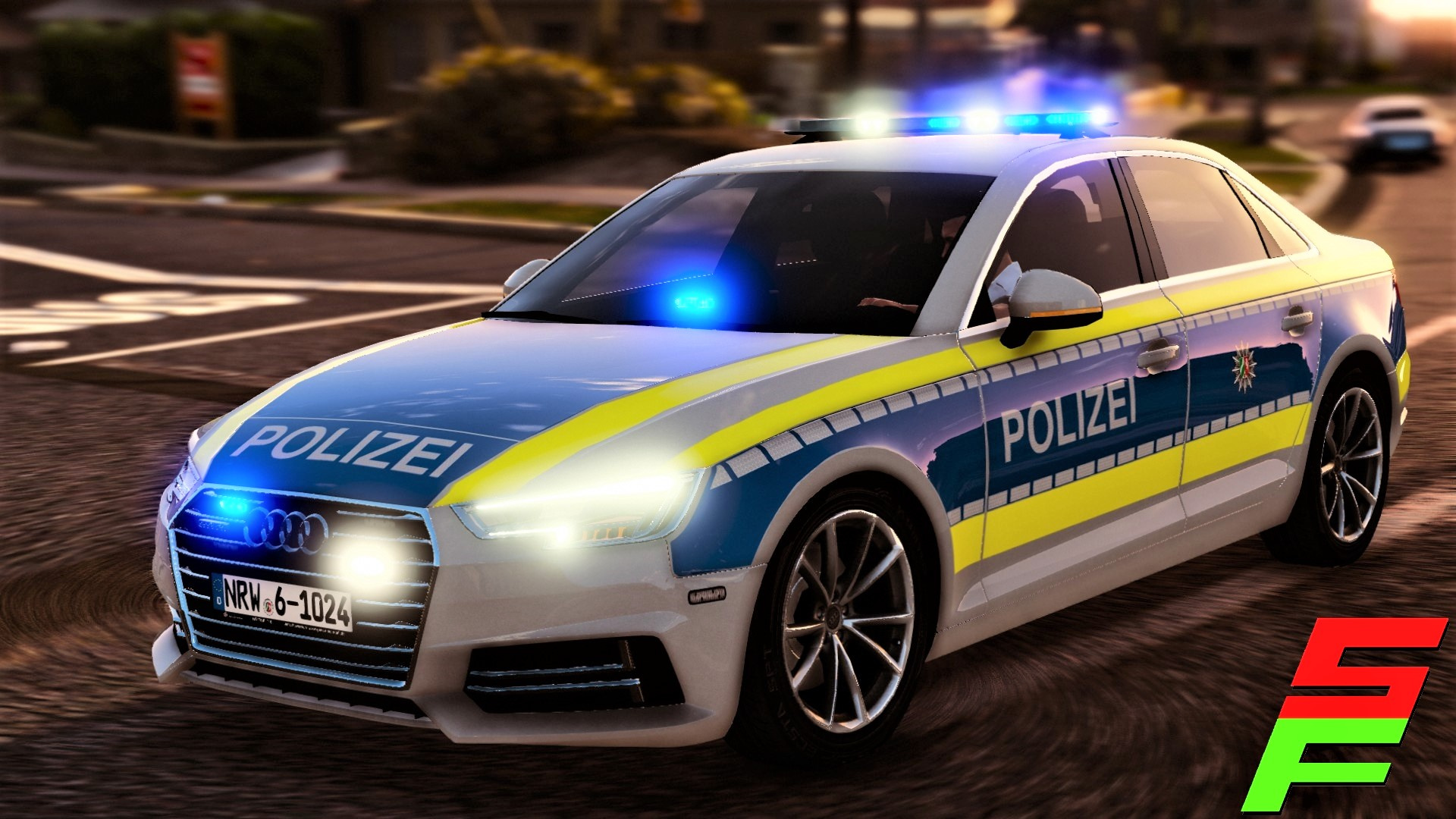 2017 Audi A4 Quattro Polizei Nrw Gta5