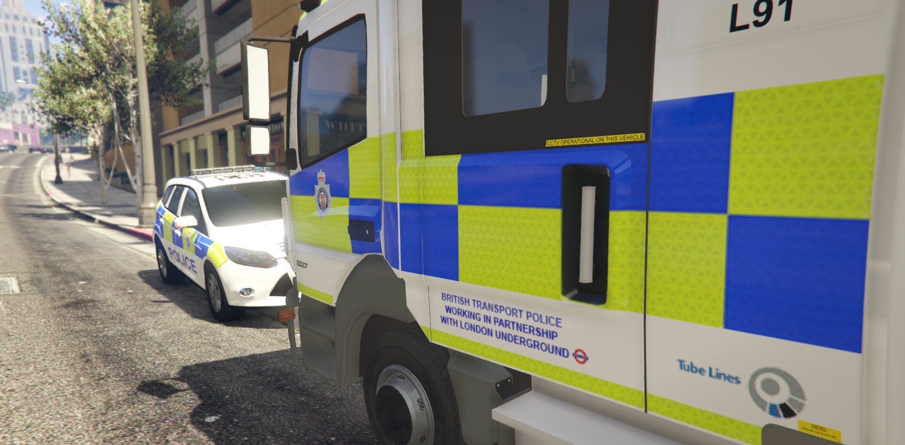 2017 Mercedes-Benz Atego British Transport Police ERU - GTA5-Mods.com