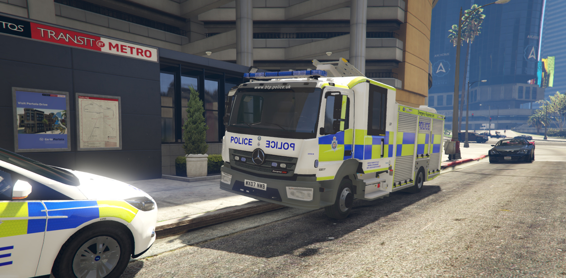 2017 Mercedes-Benz Atego British Transport Police ERU - GTA5-Mods.com