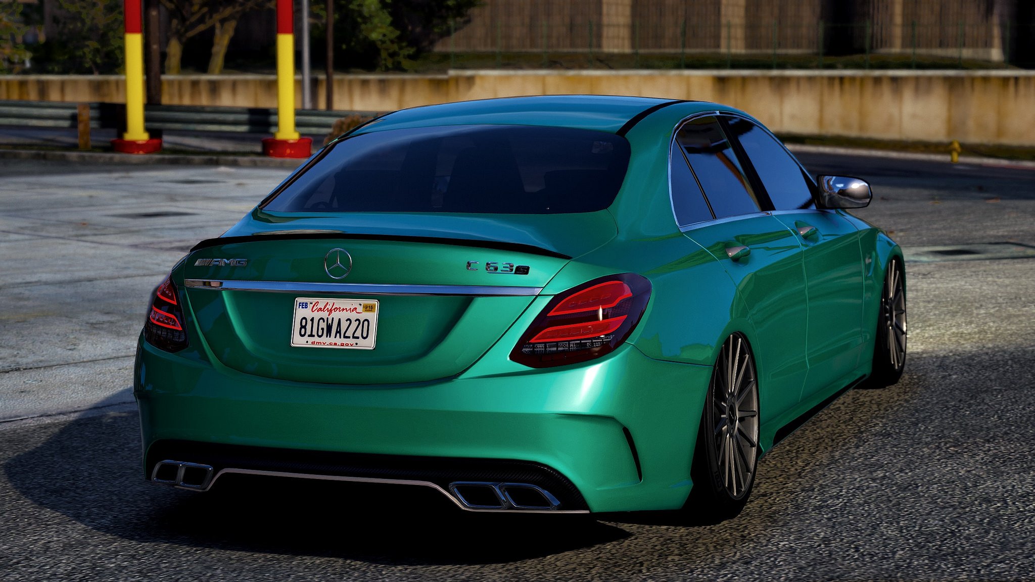 Mercedes AMG c63 mat