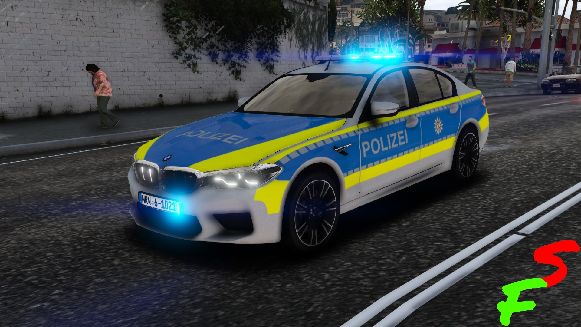 BMW m5 Polizei