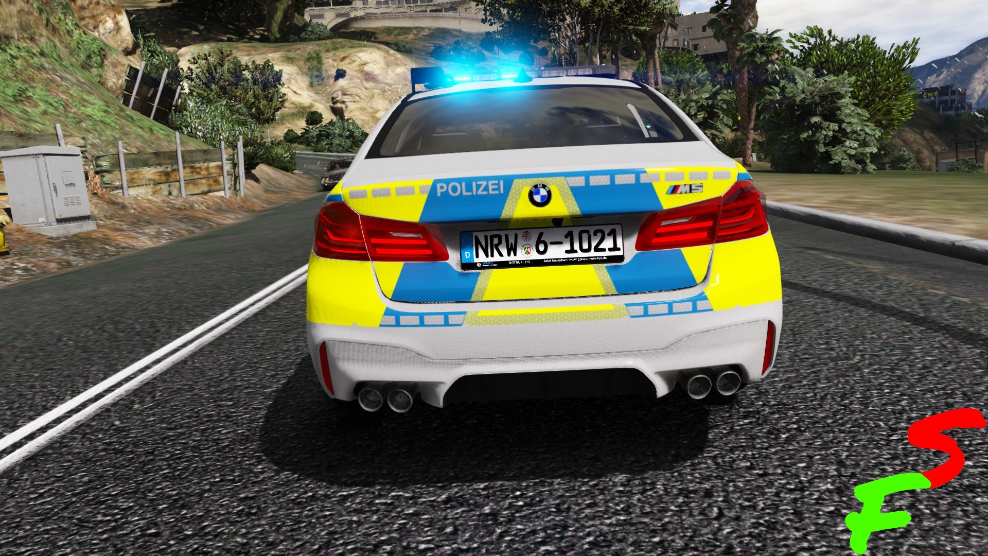 BMW 5 Polizei