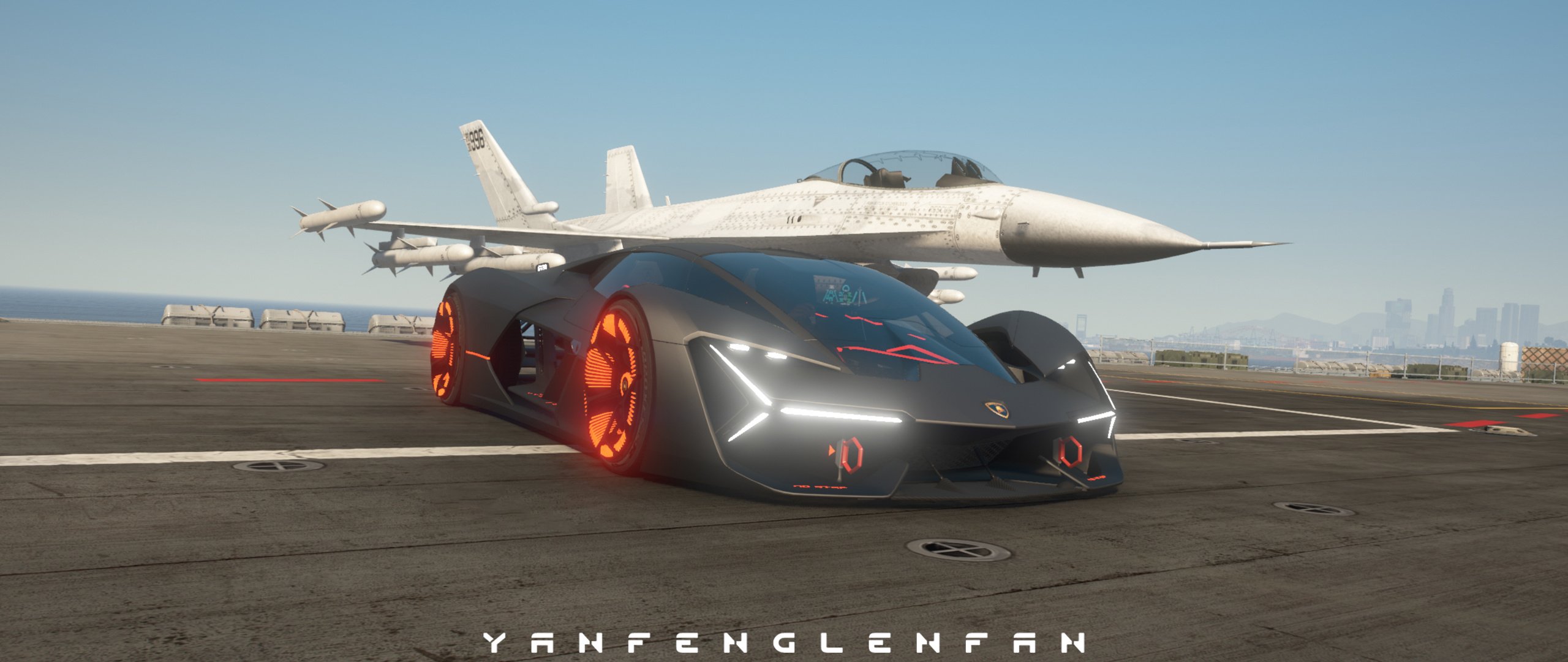 2018 Lamborghini Terzo Millennio Concept Car [Add-On l Manual Spoiler] -  