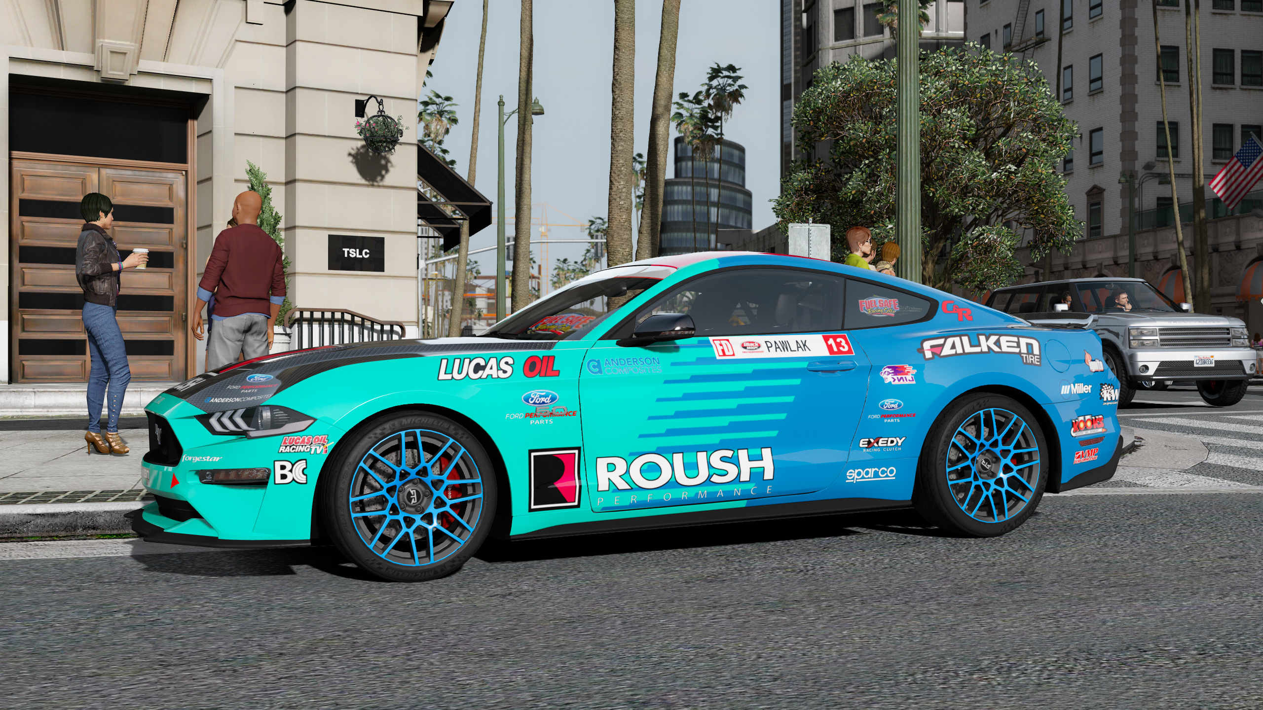 gta 1.48 update 5 Ford Mustang livery [2019 GTA5 FALKEN  Mods.com GT]