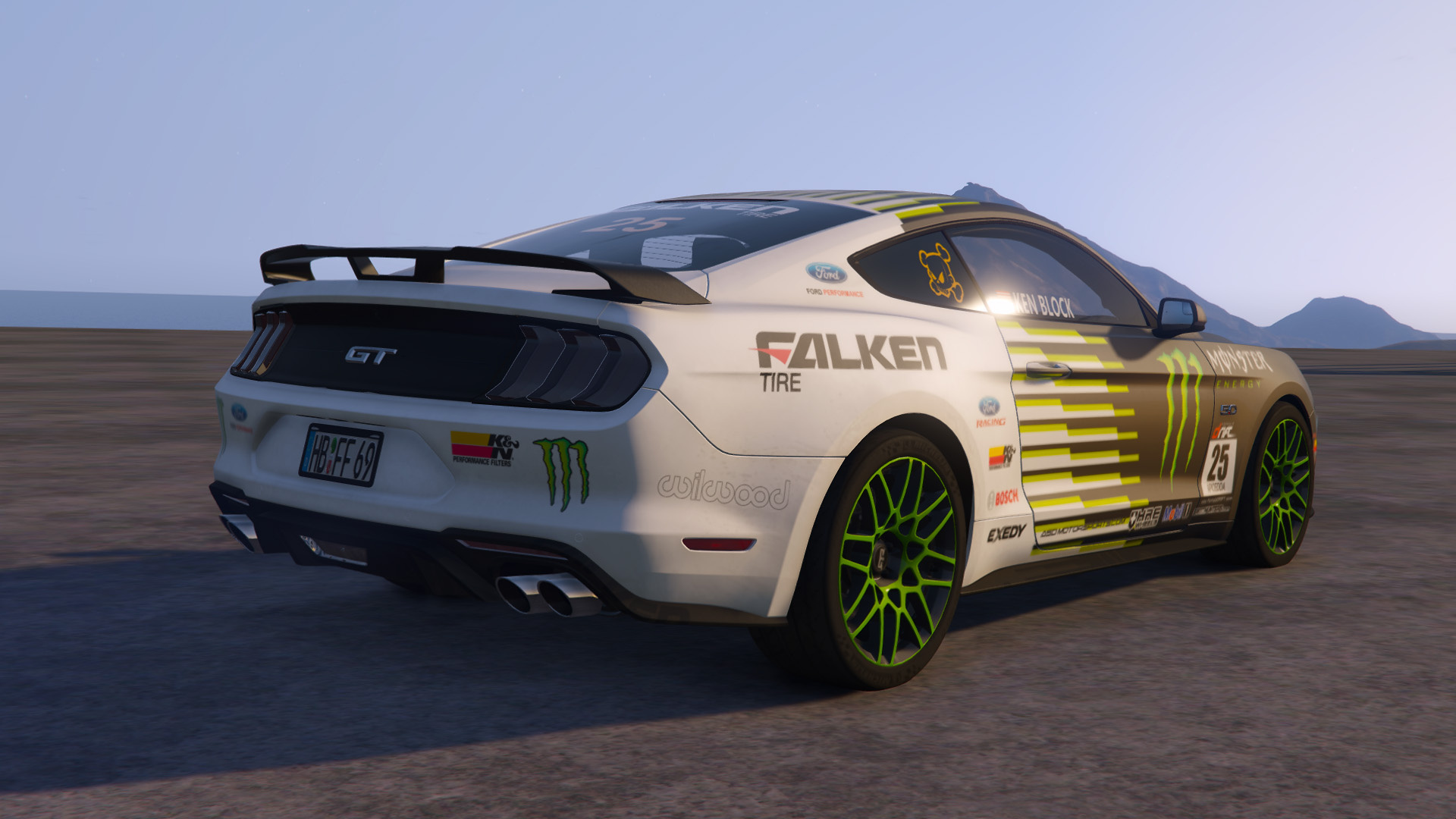 Ford Mustang gt Monster Energy