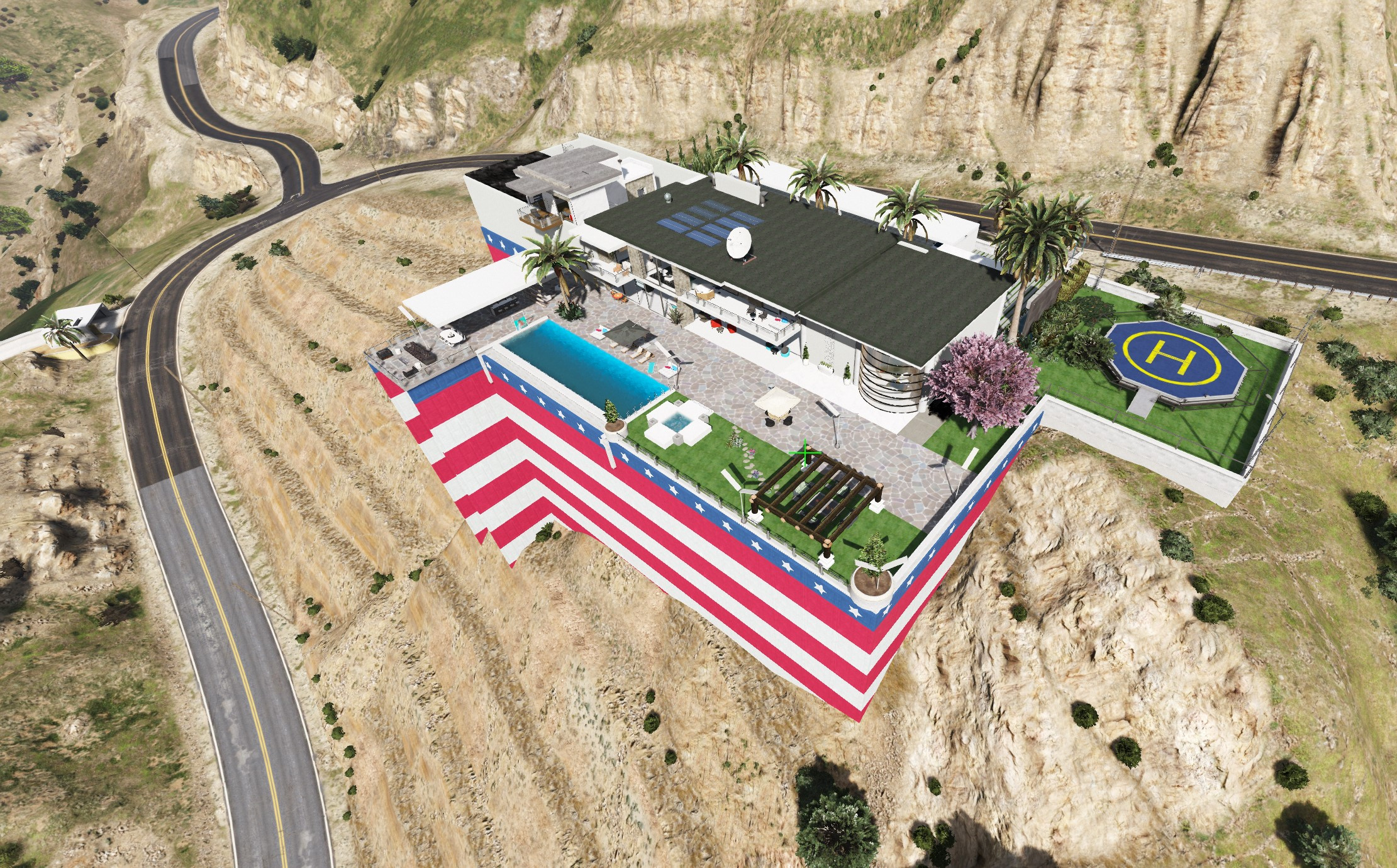 2019 US FLAG MANSION [YMAP][MapEditor][FiveM] - GTA5-Mods.com