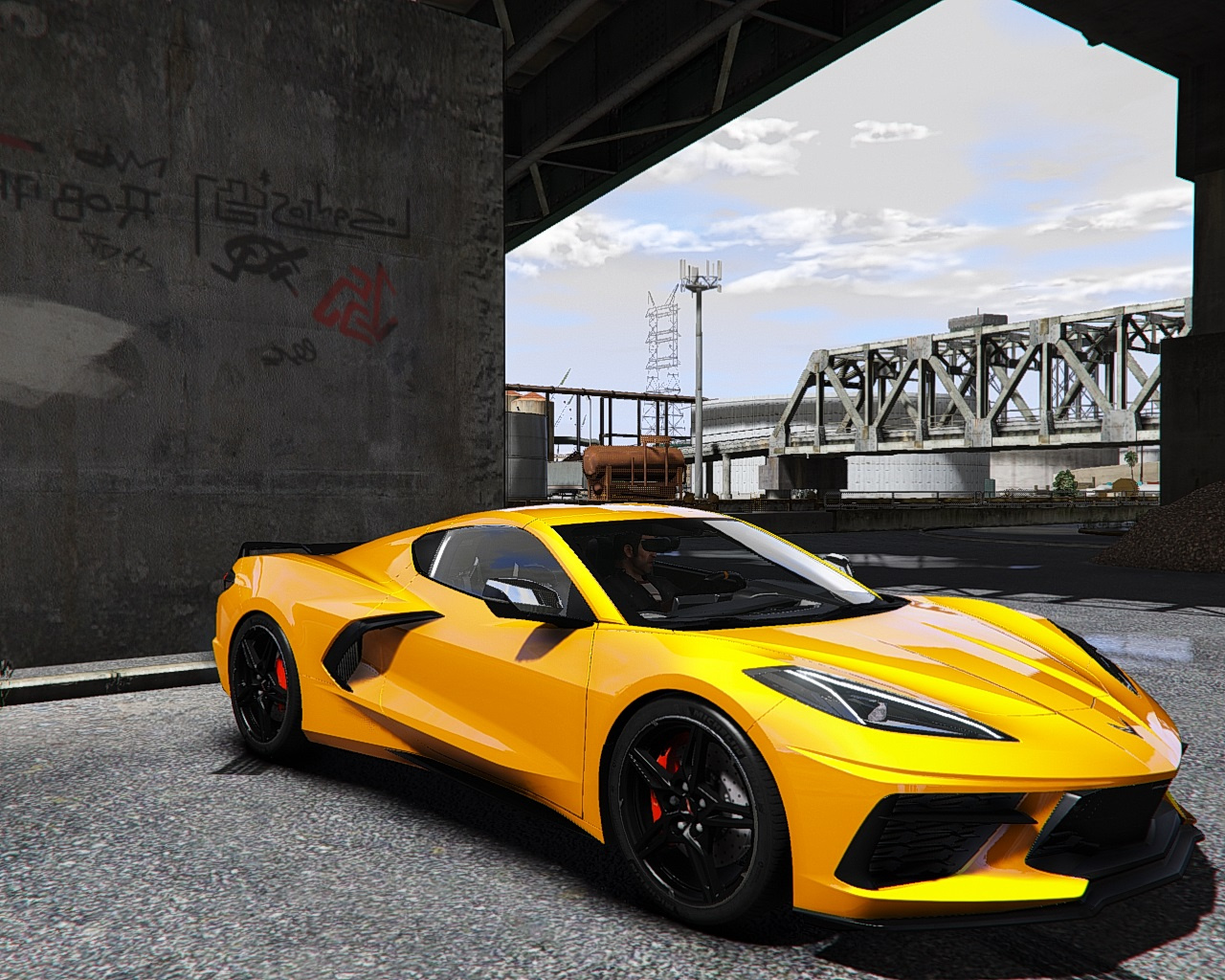 Corvette c8 gta 5 фото 49