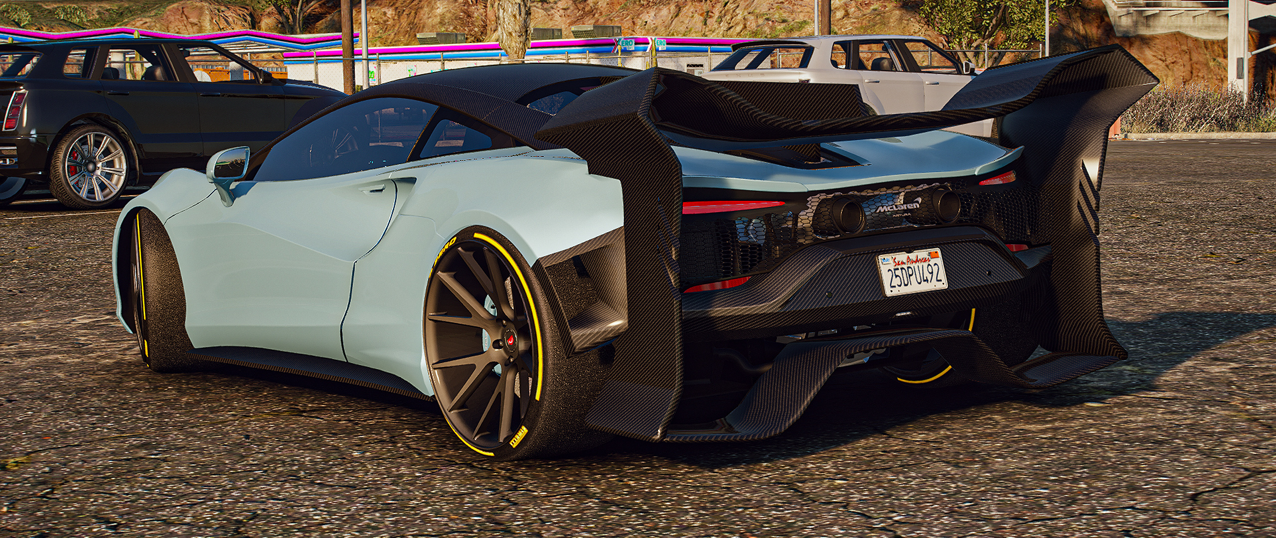 Mclaren gta 5 addon фото 74