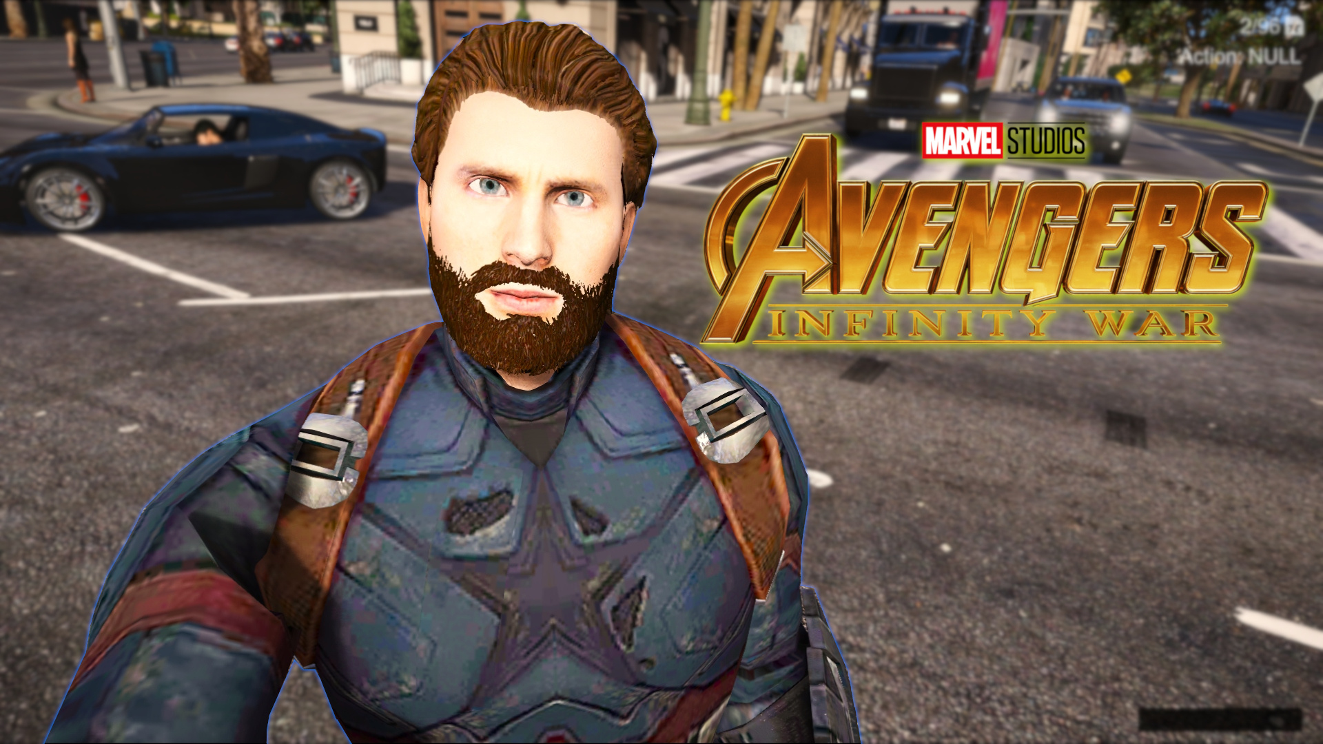 2k texture face] Captain American-Chris Evans-Infinity War - GTA5-Mods.com