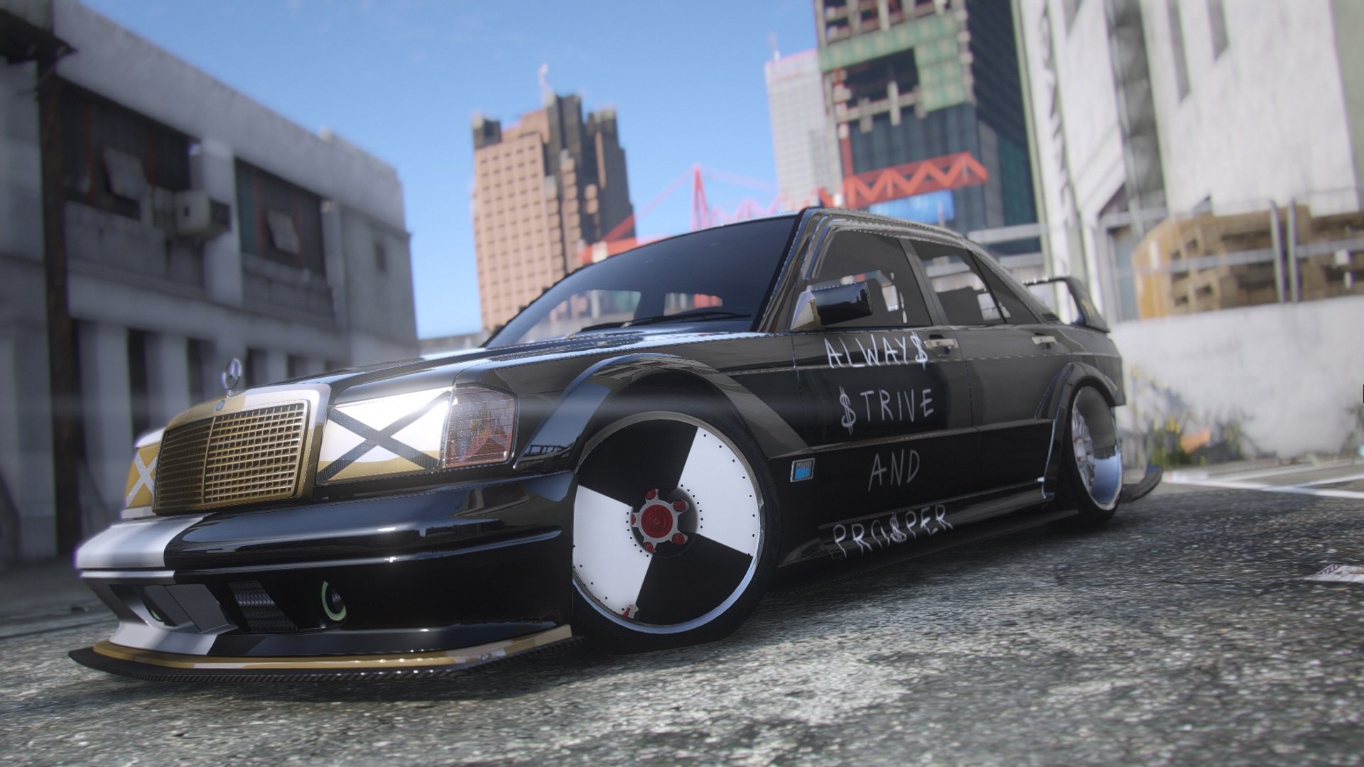 download asap rocky mercedes 190e for free