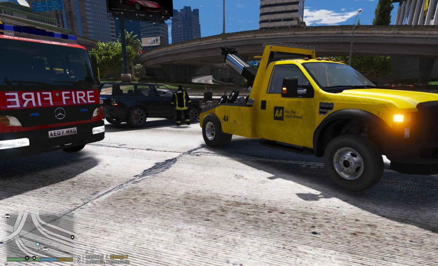 Aa Ford F550 Towtruck Gta5