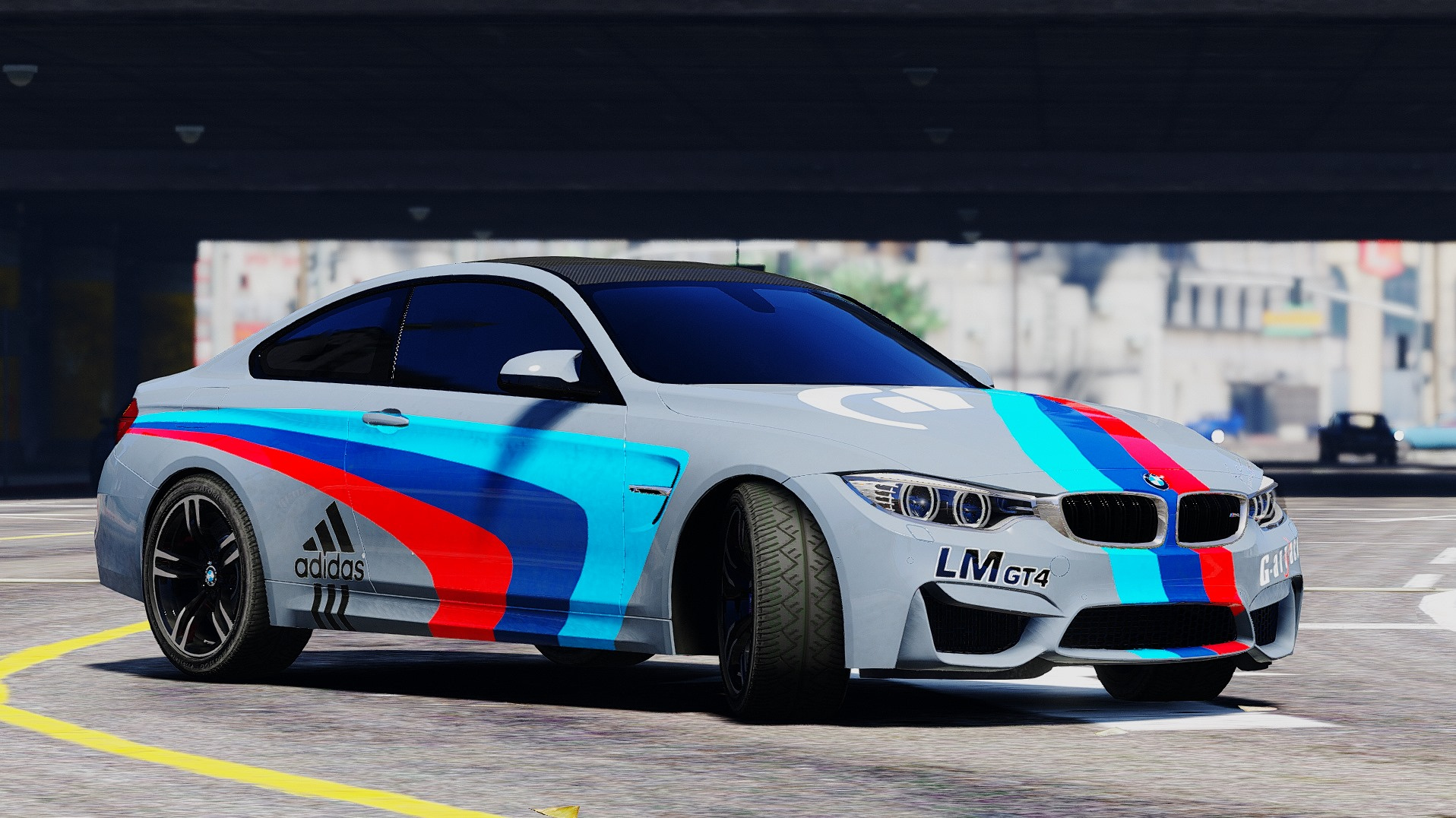 Adidas and Stripes Paintjob for BMW M4 - GTA5-Mods.com