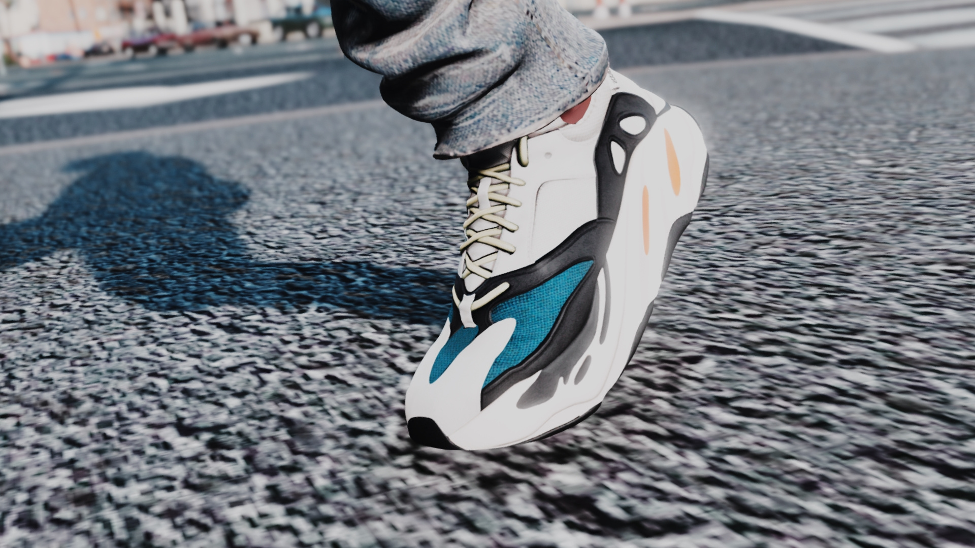 wiel Reproduceren Drank Adidas® Yeezy Boost 700 "Waverunner" - GTA5-Mods.com