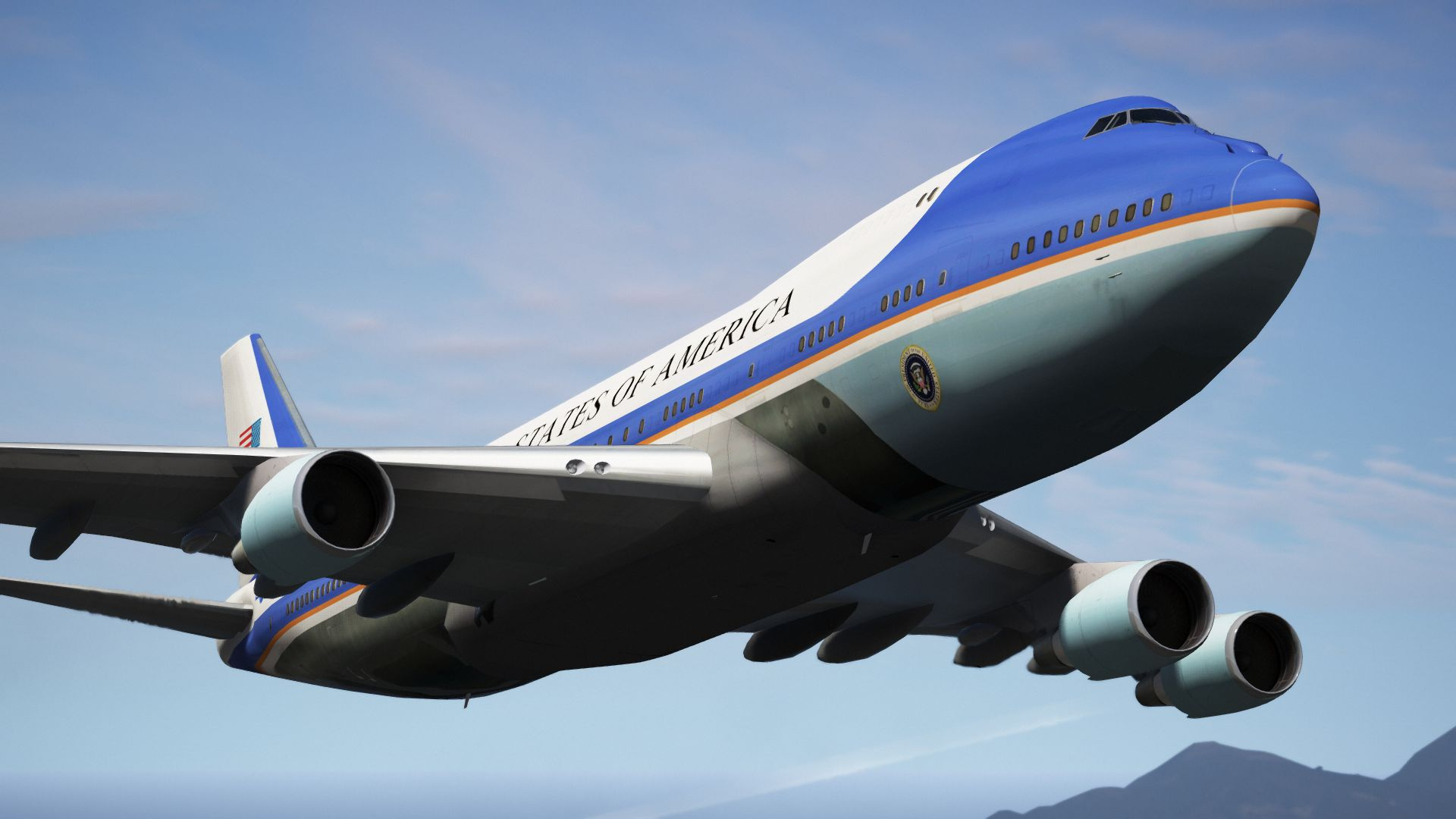 Air Force One Boeing Vc 25a Enterable Interior Add On Gta5 Mods Com