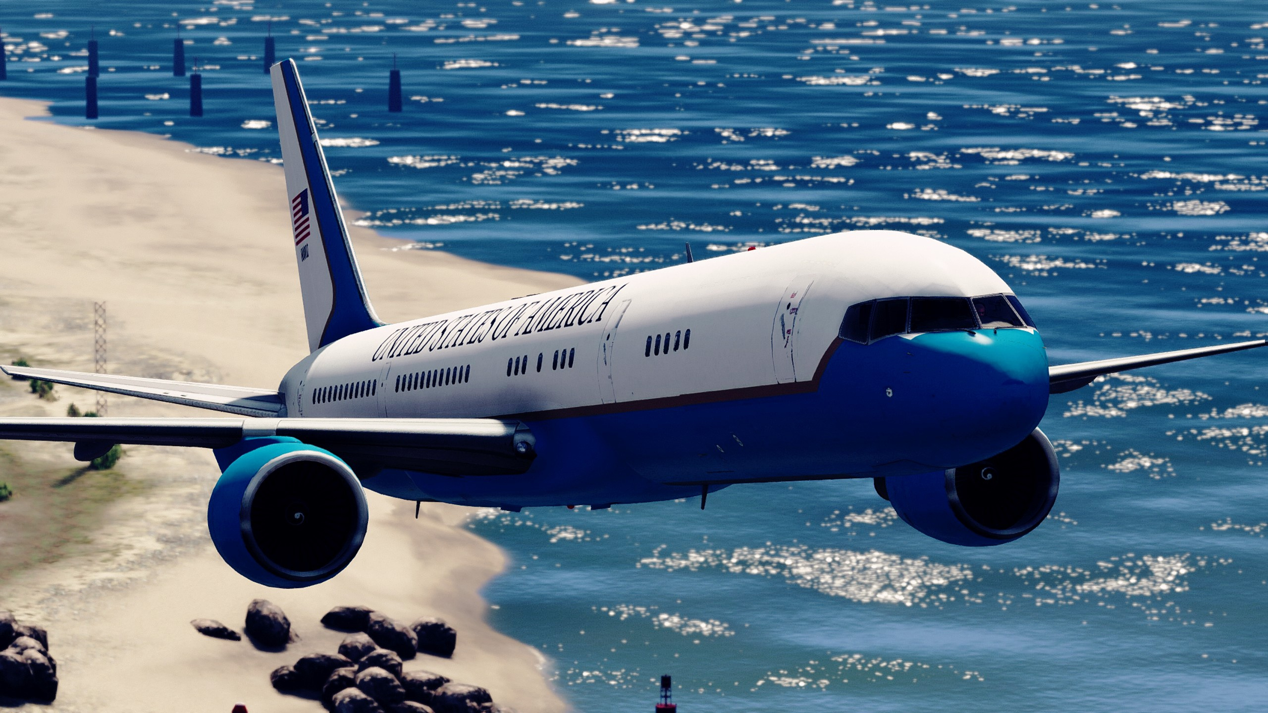 A Quick Look at the Boeing C-32A Flying as Air Force 2 Into