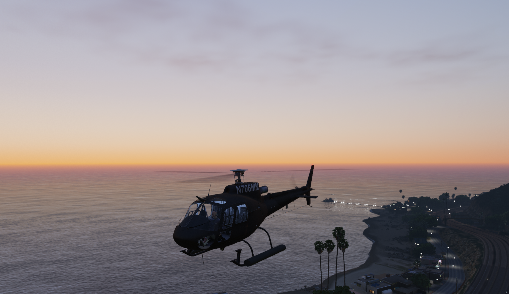 Airbus Helicopters H125 Écureuil As350 Civilian Livery Gta5