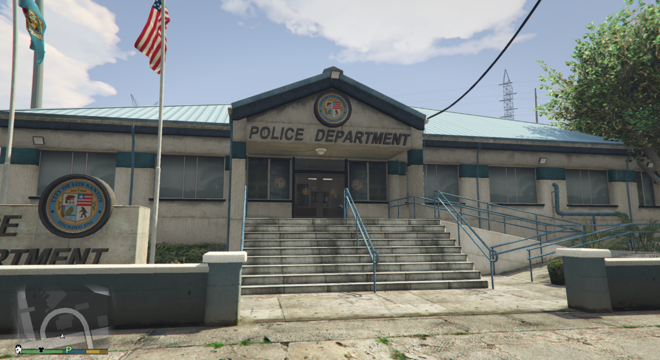 grand theft auto 5 police station