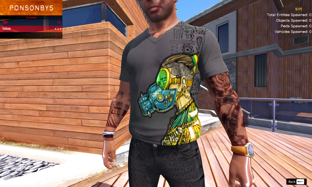 Is there any gta v mod menu that can give you these rare shirts