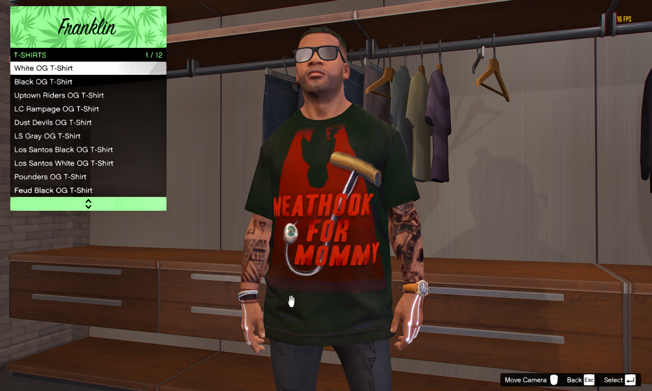 Is there any gta v mod menu that can give you these rare shirts