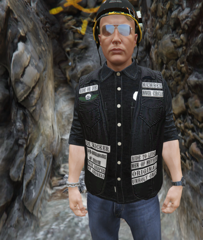 Angels of Death Liberty GTA Leather Vest