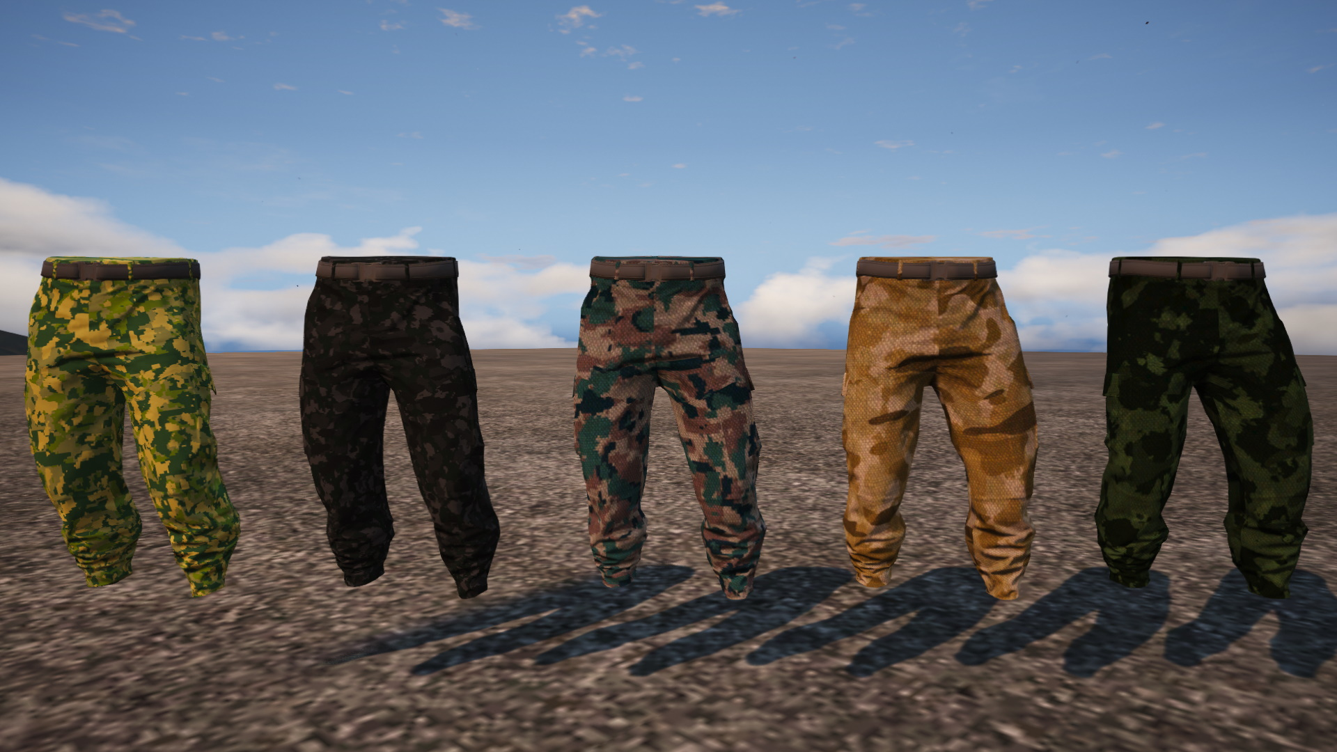 Army Pants Camo for MP Male  GTA5Modscom