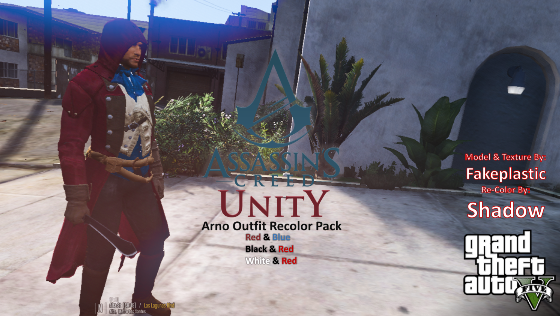 Assassin's Creed Unity Arno Outfit Recolor Pack 