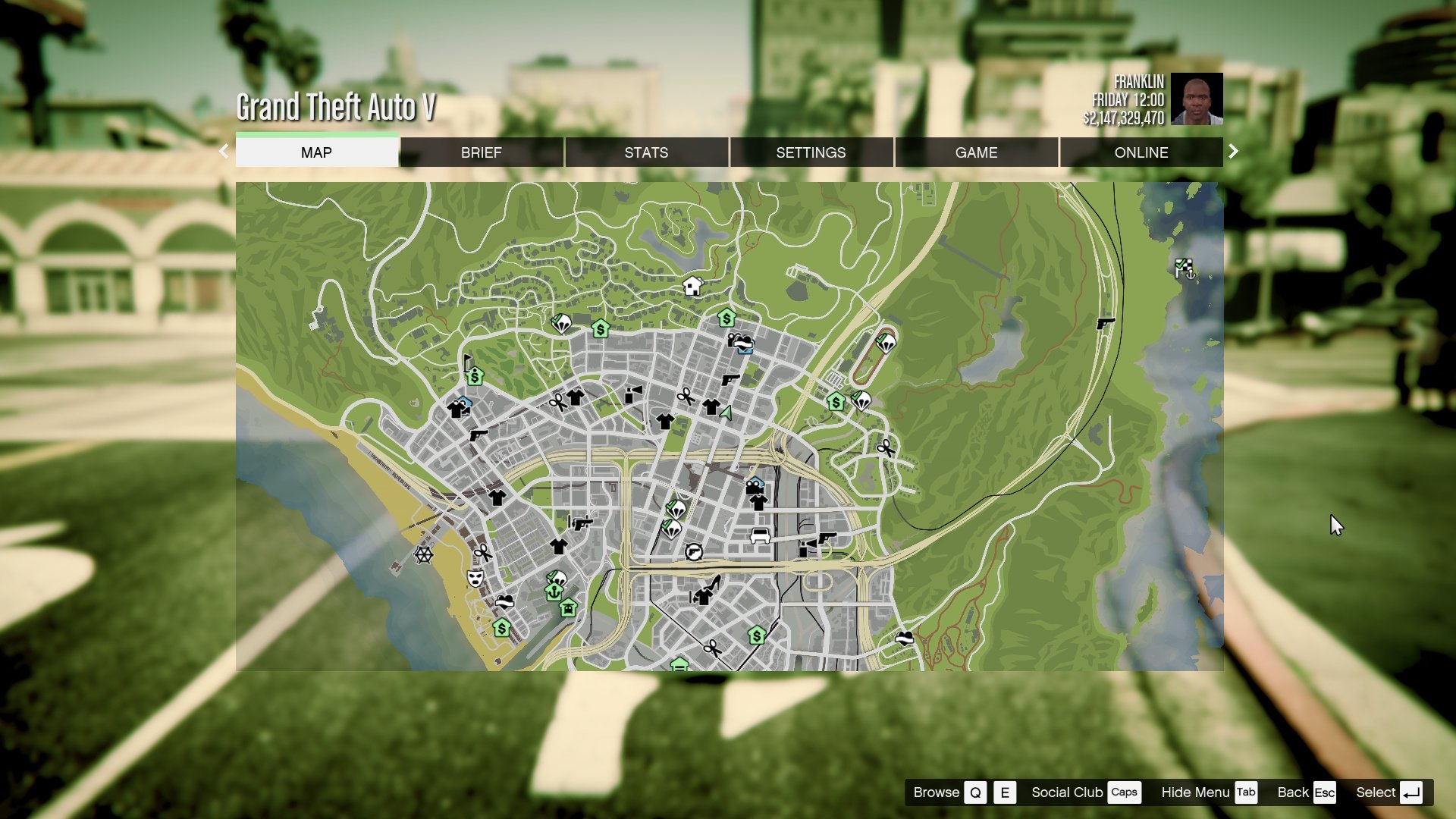 Grand Theft Auto V Signs, Barns, Radars Map