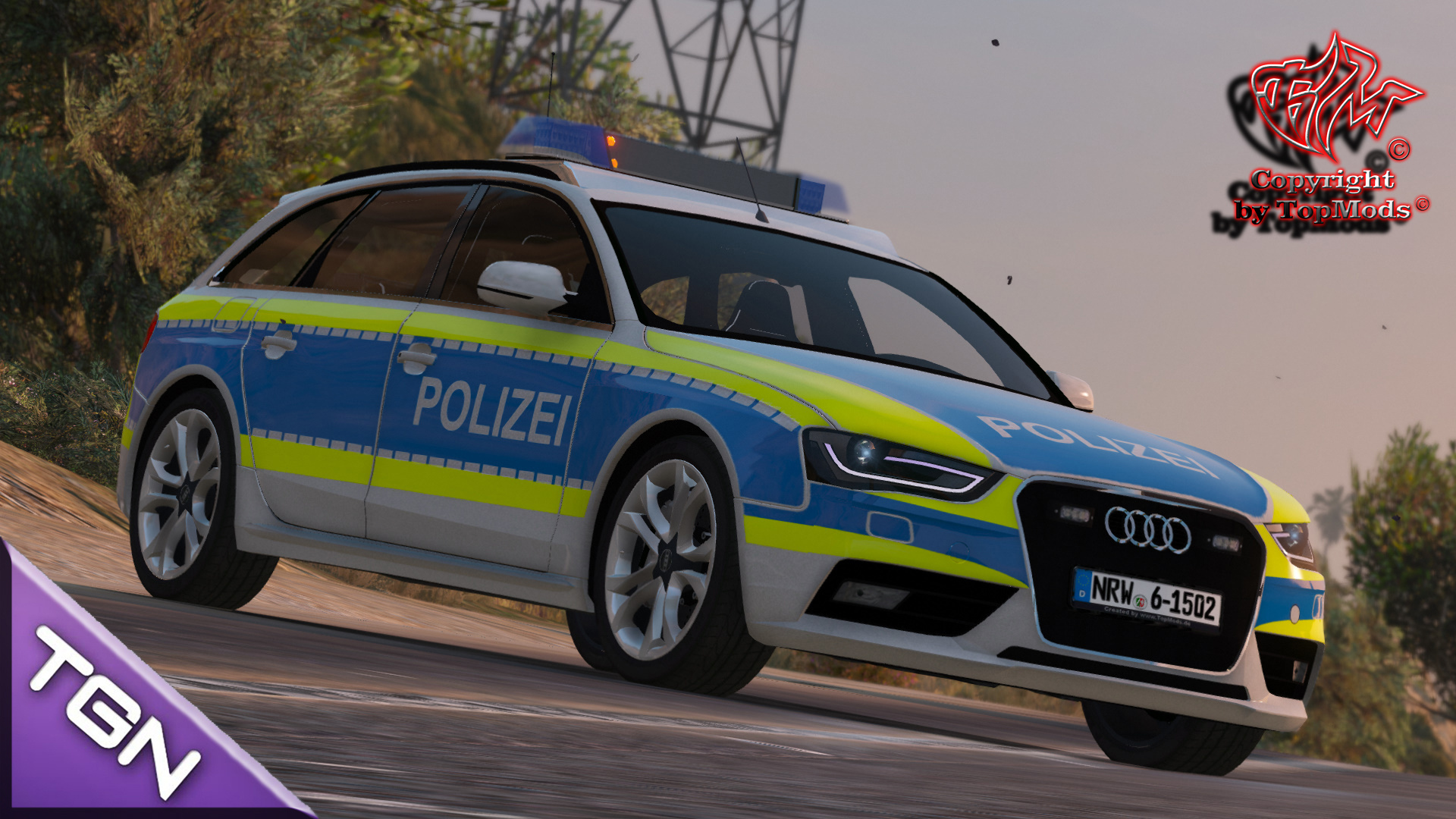 Audi A4 Avant Autobahnpolizei NRW - GTA5-Mods.com