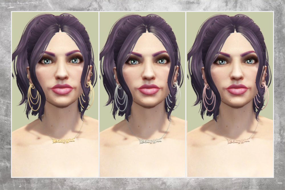 Babygirl Necklace for MP Female - GTA5-Mods.com