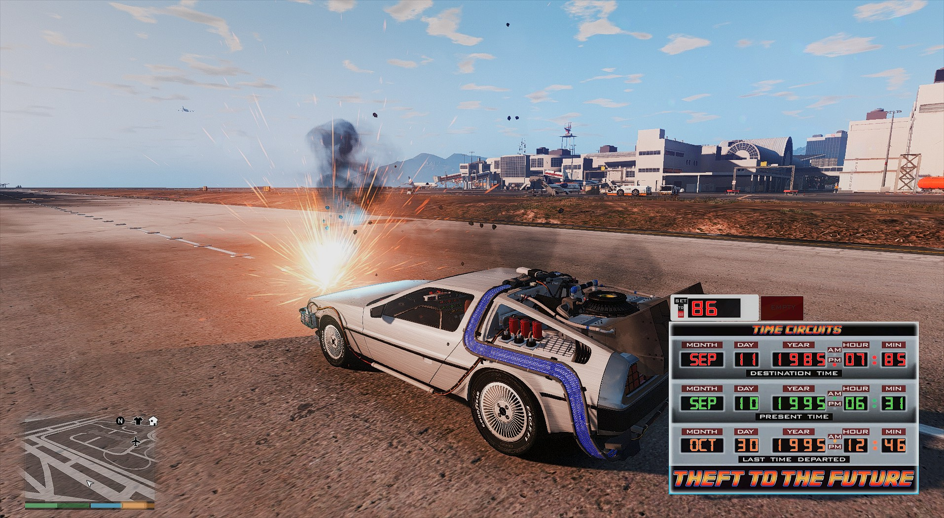 gta 5 back to the future car