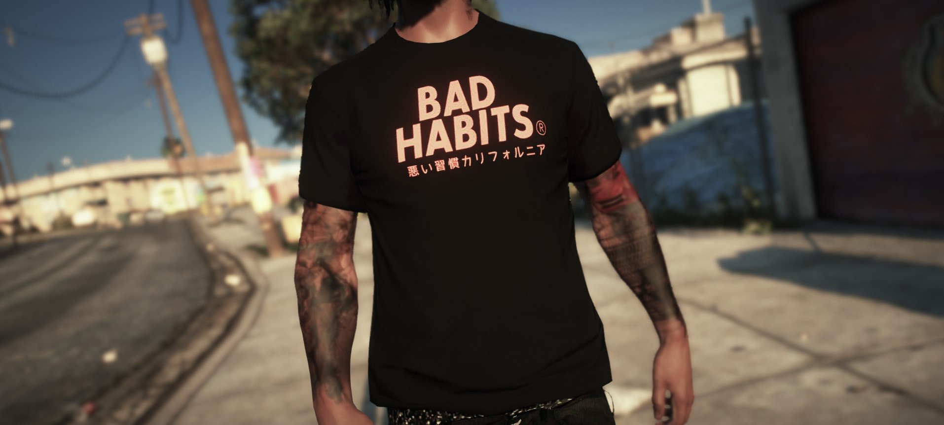 Bad Habits T-shirt Texture for MP Male - GTA5-Mods.com