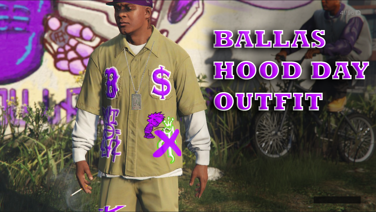 Ballas Hood Day - Gang Outfit for Franklin 