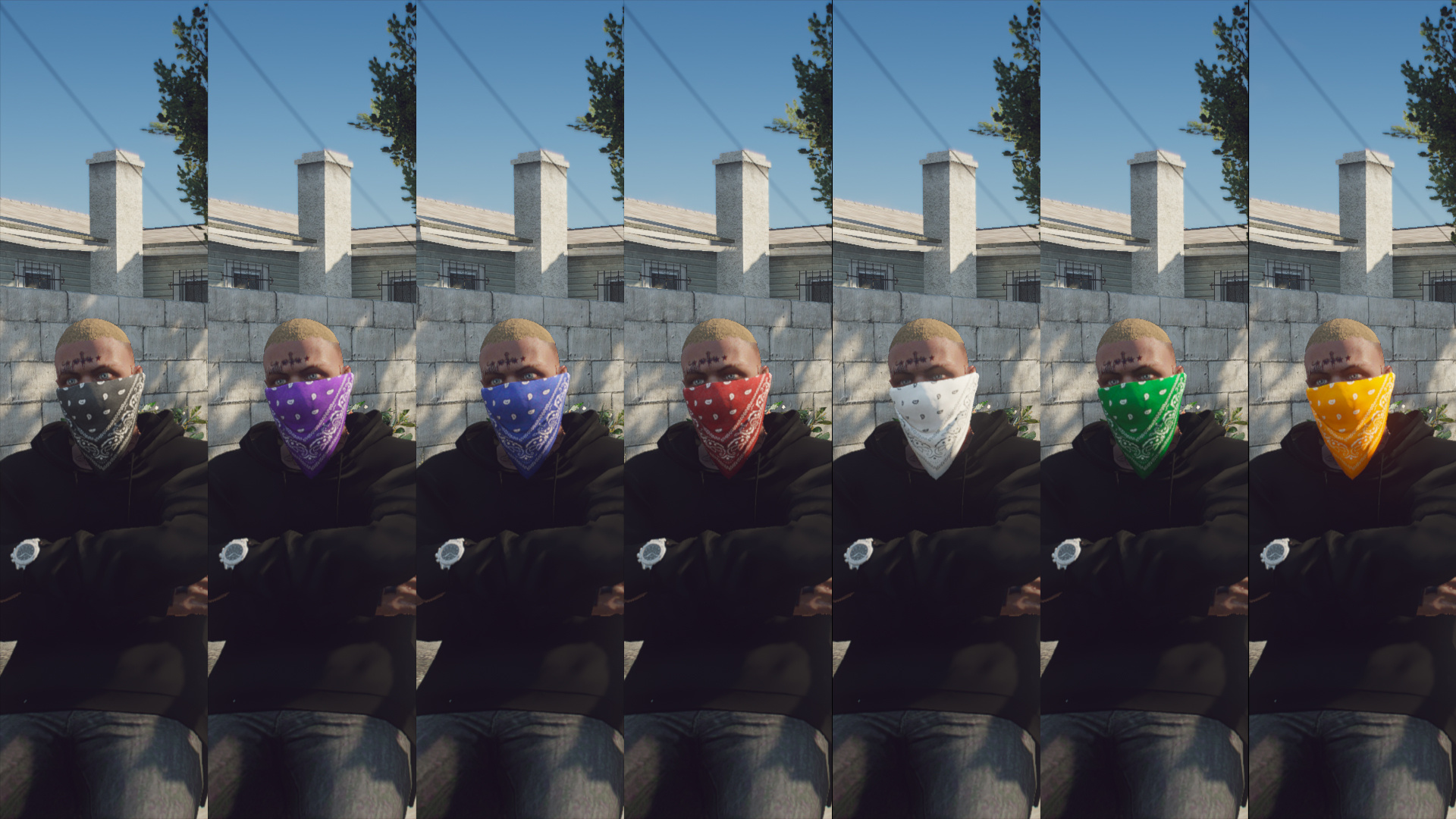 Bandana Pack For Mp Male Gta5 8813