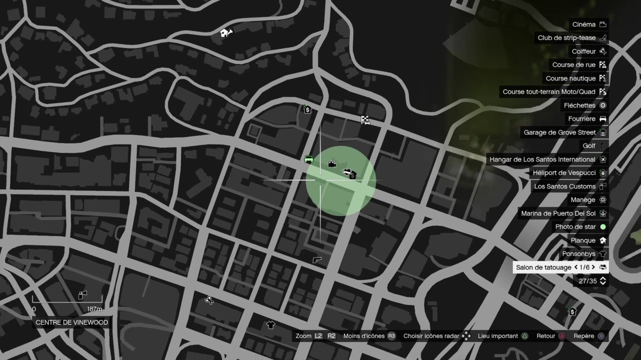 Banks in the GTA 5 game on the map