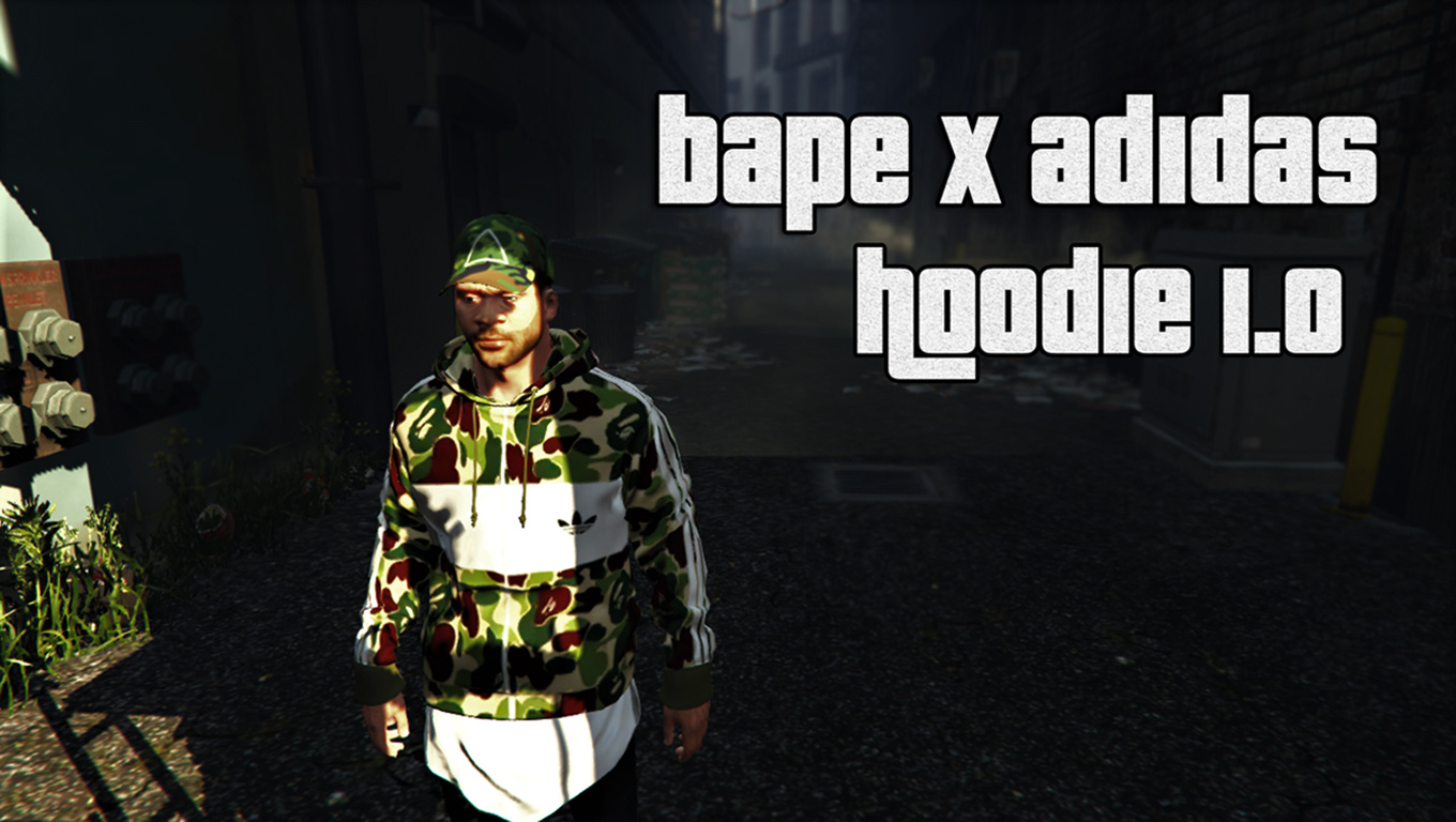 Miljøvenlig råd betale sig Bape x Adidas Hoodie - GTA5-Mods.com