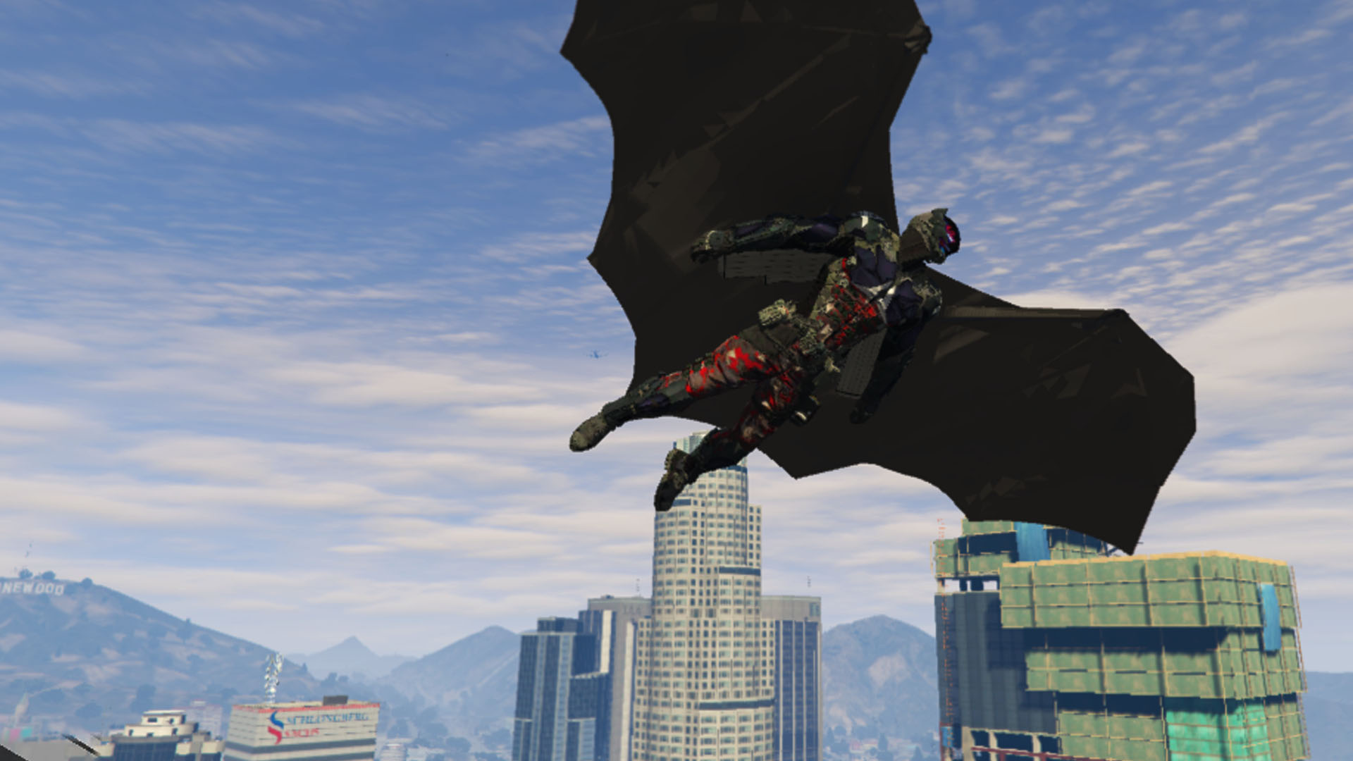 flying squirrel suit batman
