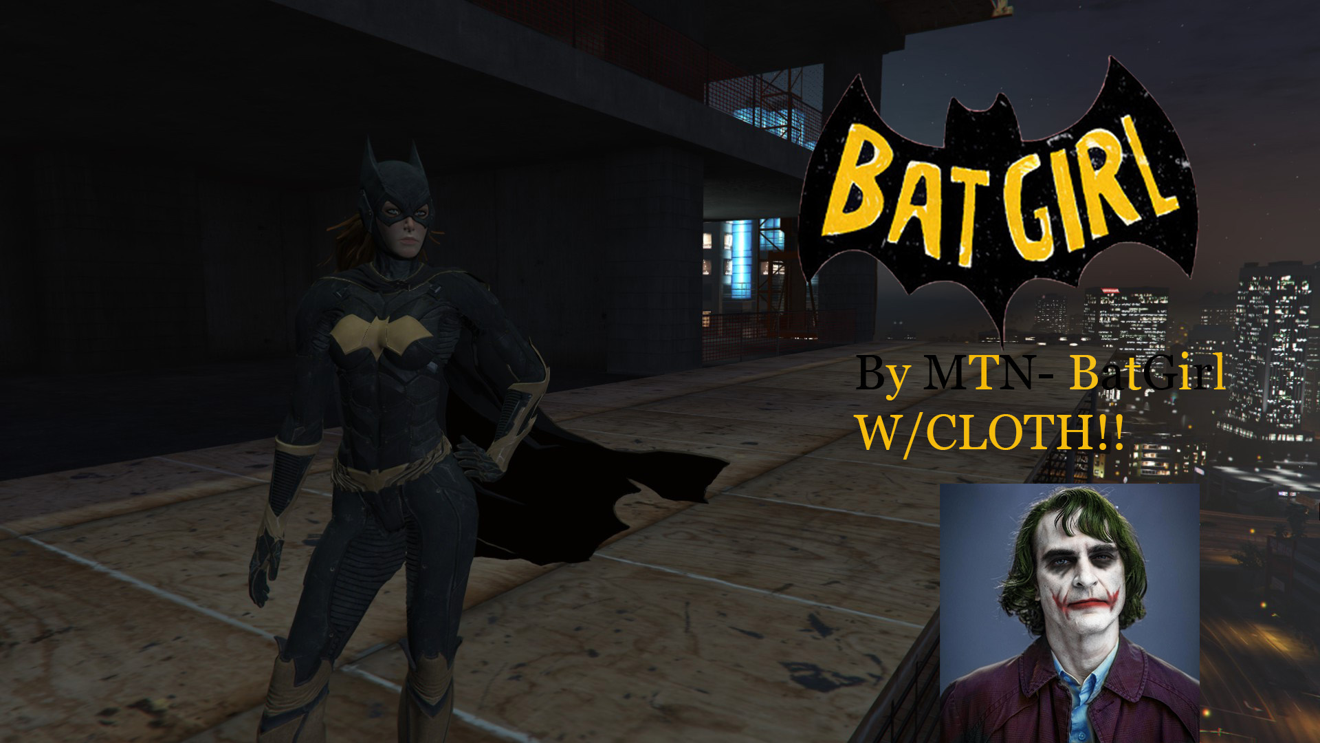 Batgirl Batman Arkham Knight w/ cloth [Add-On Ped] 