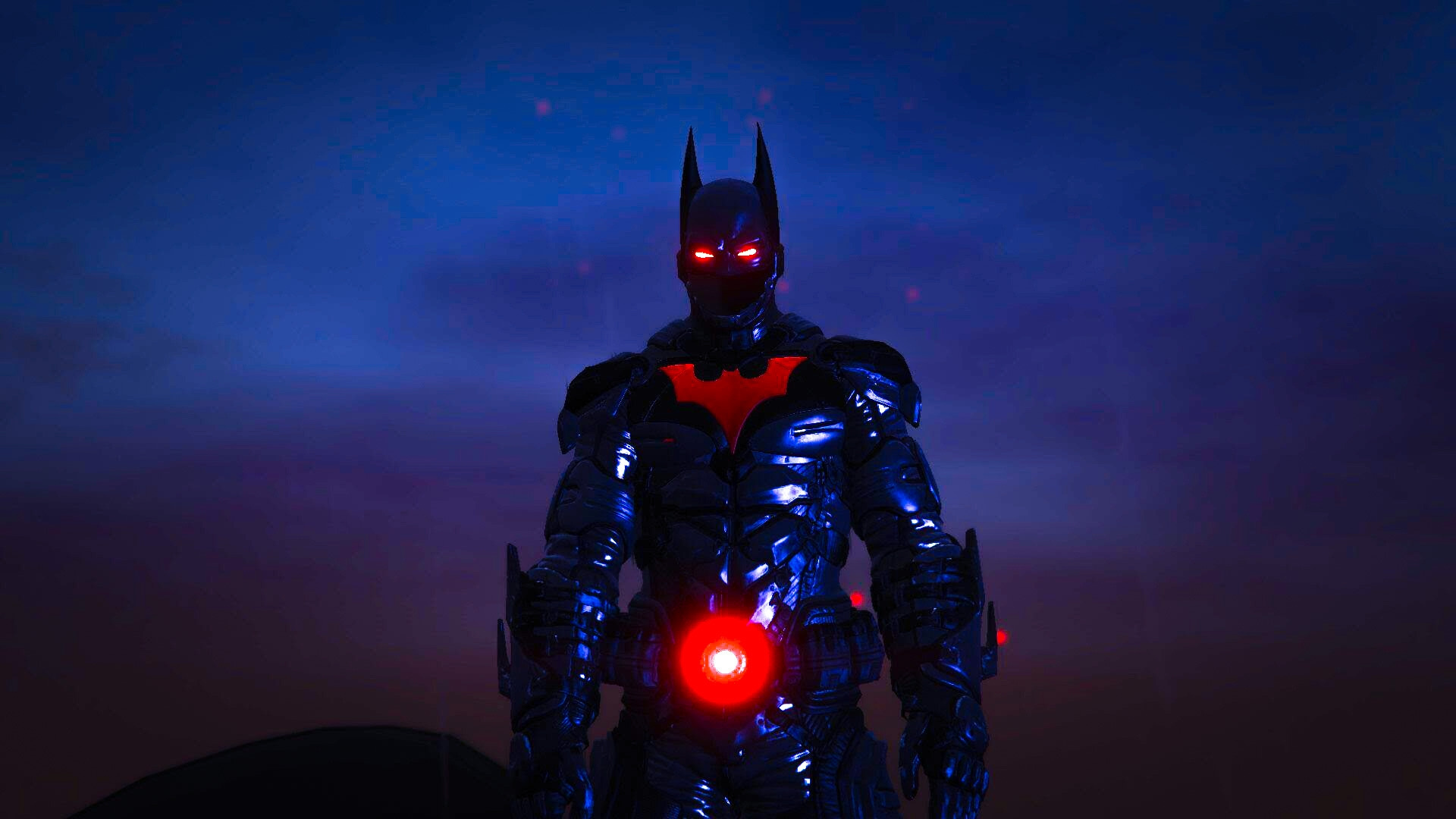 Animated Batman Beyond mod for Batman Arkham City by