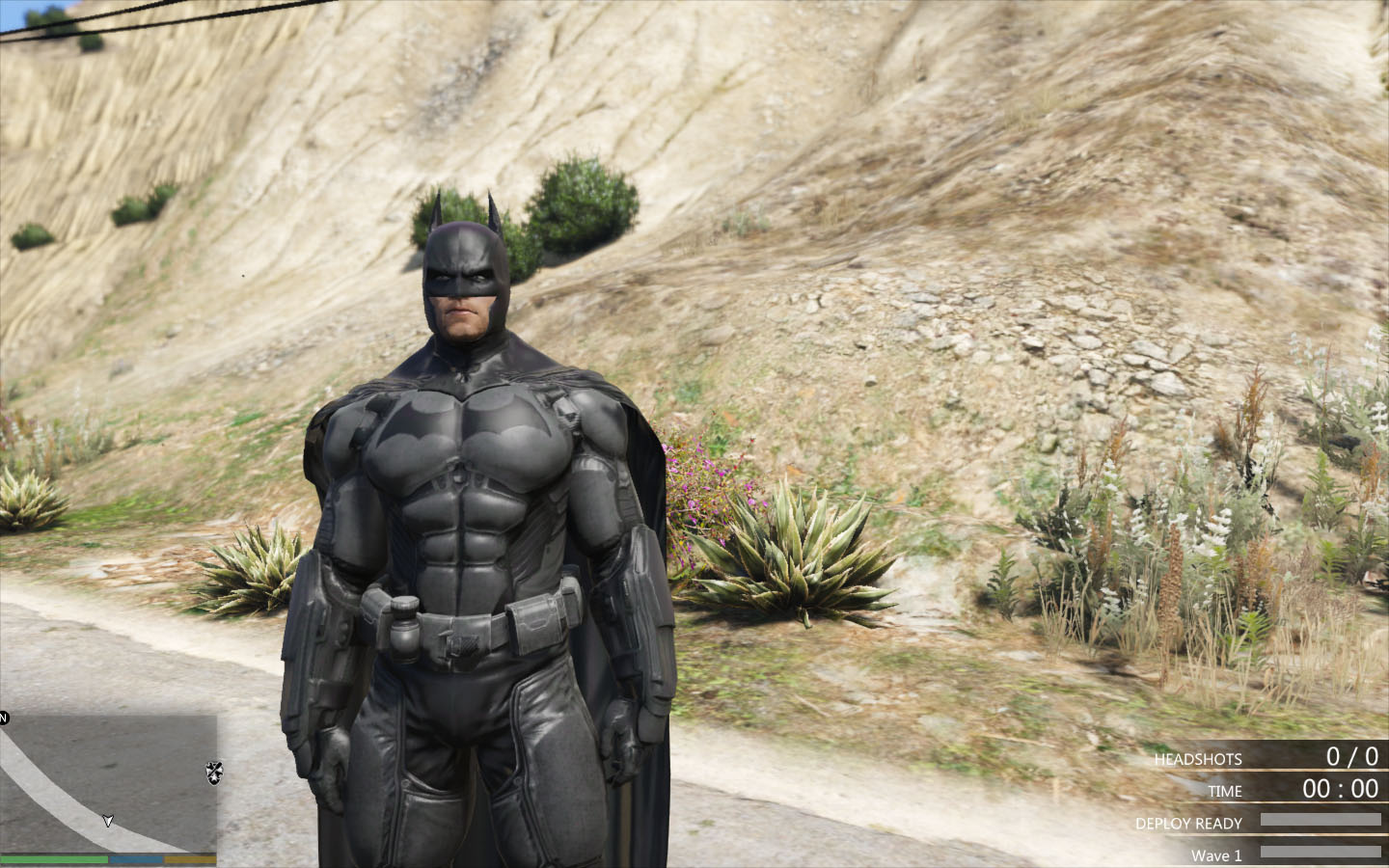 Holy mod-aroni Batman, you're in GTA5!