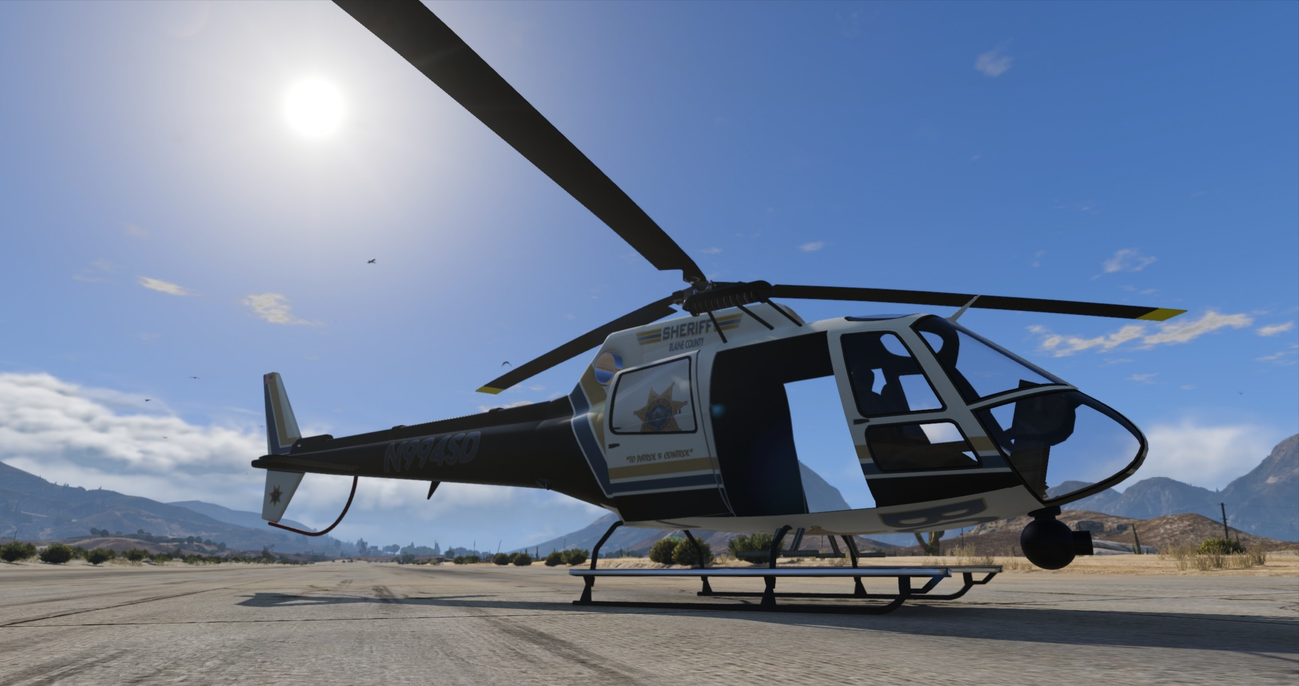 bcso helicopter retexture