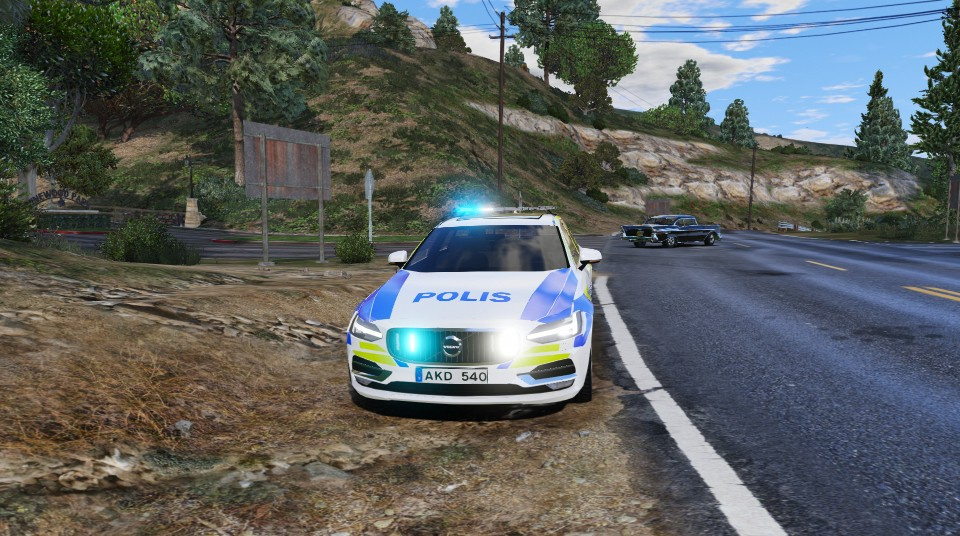 Swedish Police Volvo V90 - GTA5-Mods.com