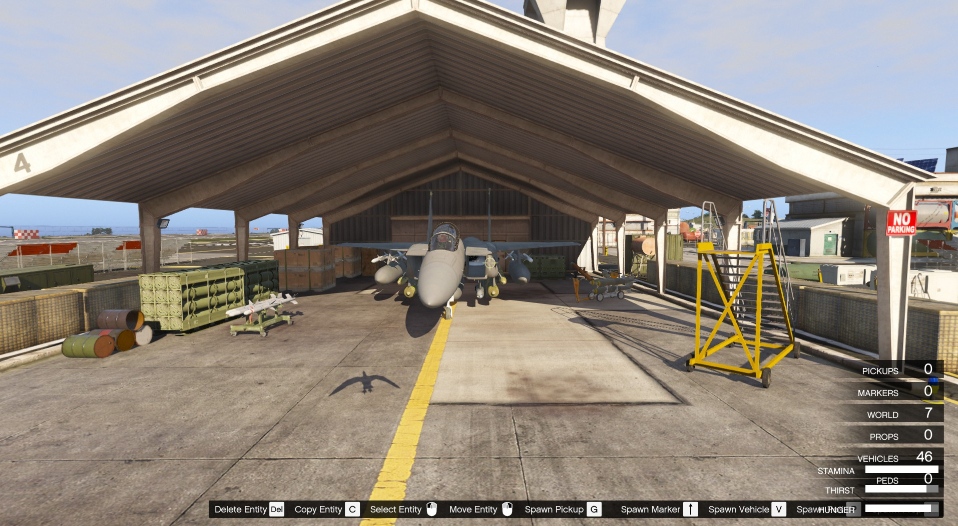 are there tank on the military base on gta 5