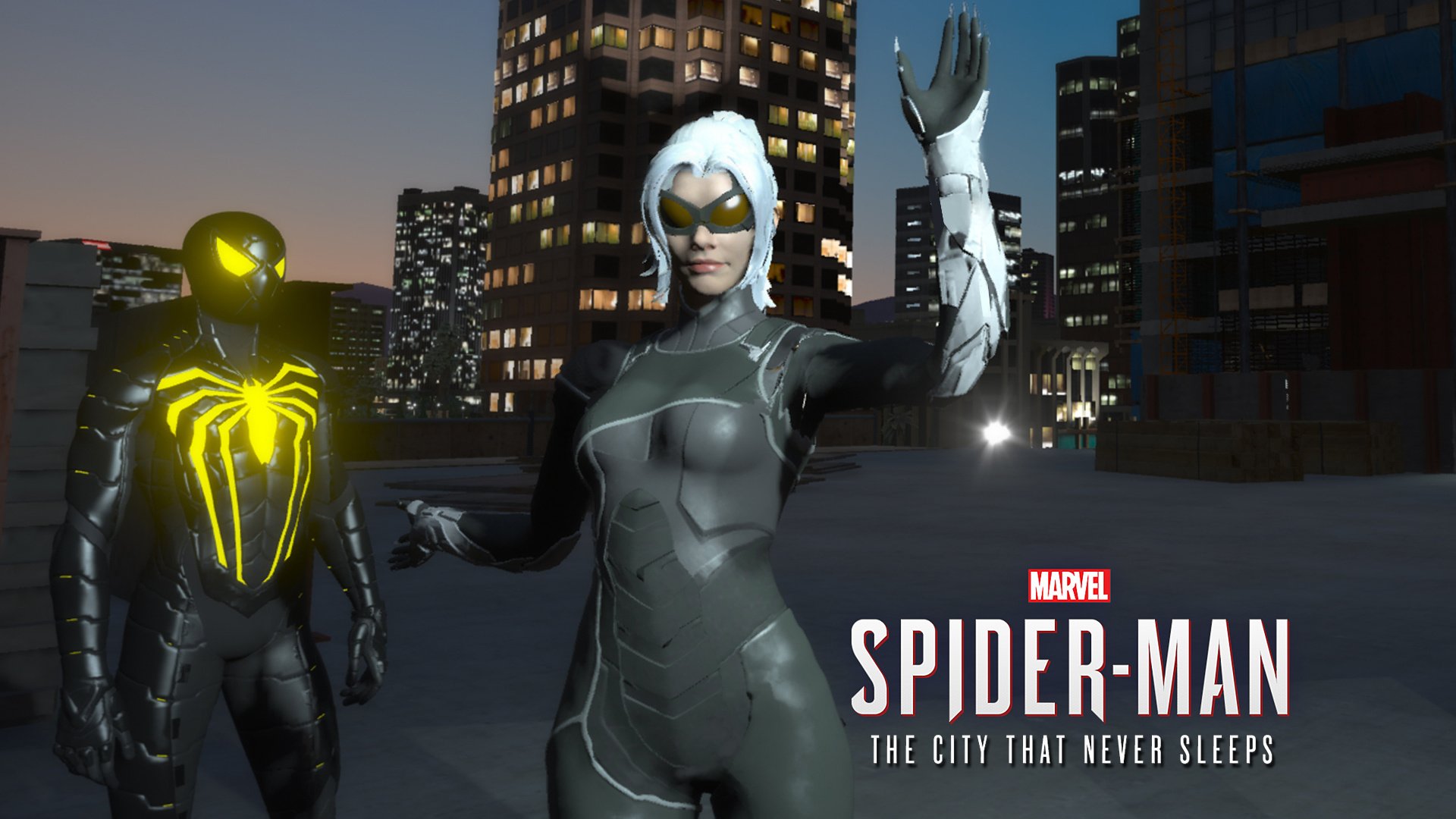 Black Cat Spider Man The City That Never Sleeps Gta5 Mods Com
