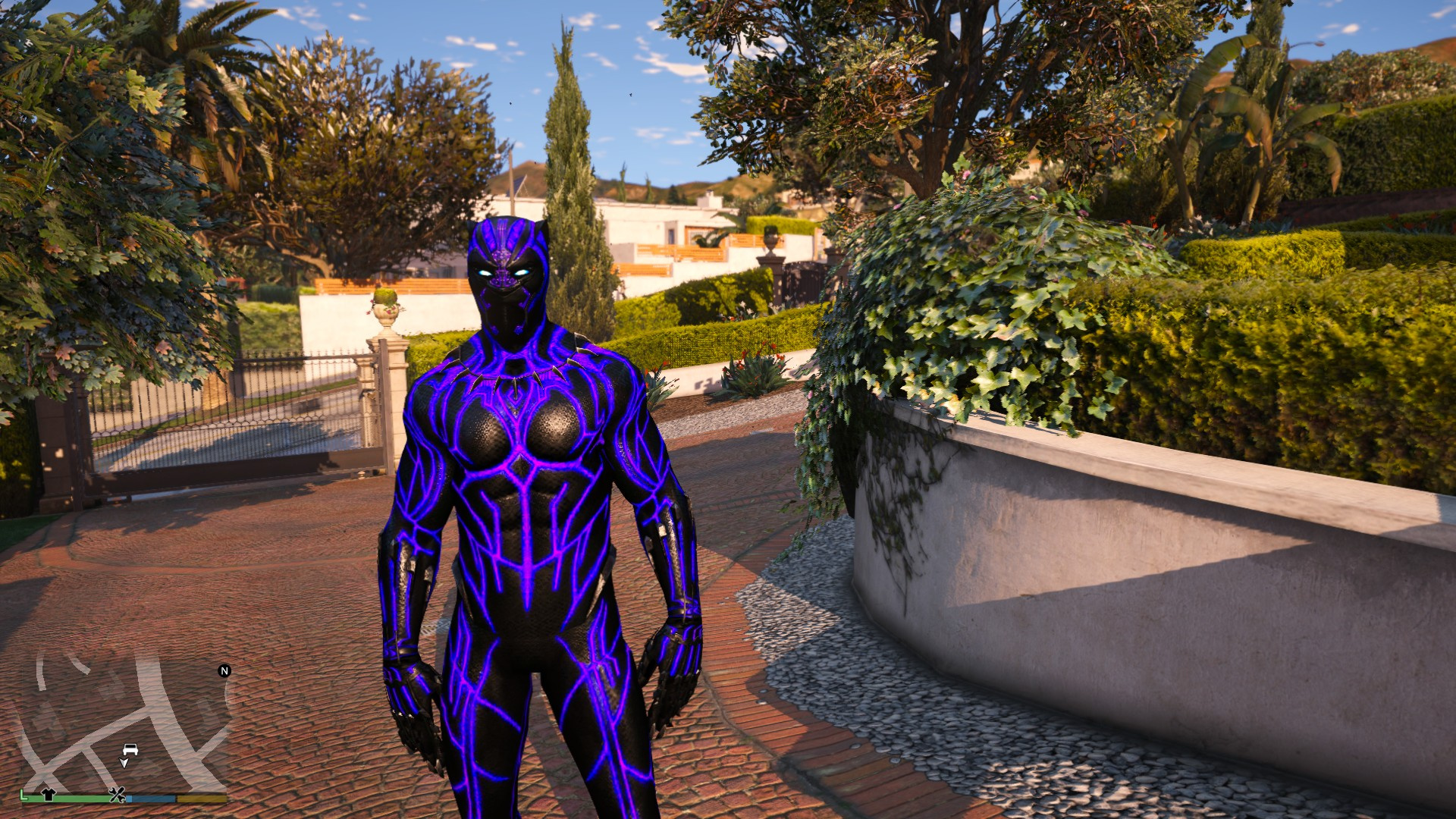 BLACK PANTHER FROM BLACK PANTHER MOVIE[Add-On / Replace 