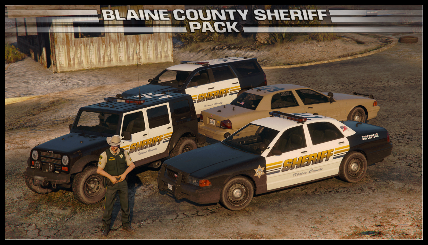 Blaine county sheriff pack gta 5 фото 11