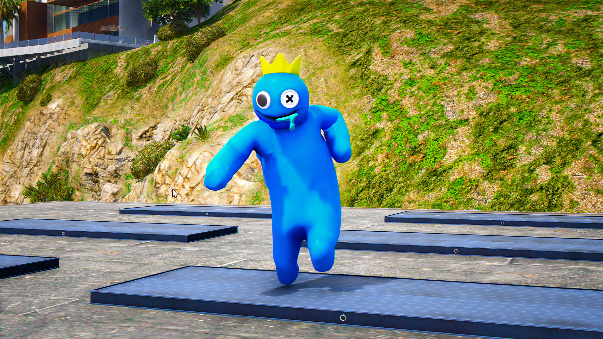 GTA 5 Mods Blue in Roblox Rainbow Friends Upgraded - GTA 5 Mods Website