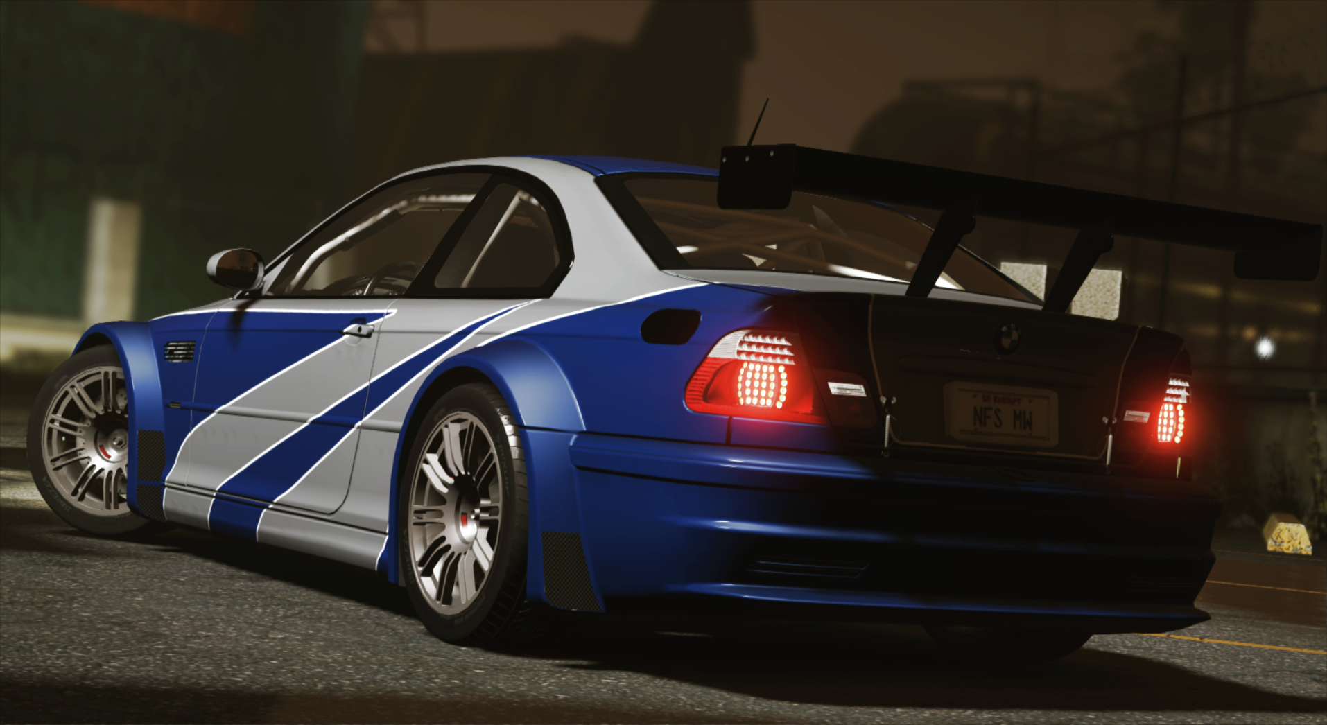 DCM BMW M3 GTR E46 NFS Most Wanted