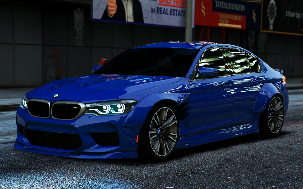 BMW M5 F90 2018 (Stock & LibertyWalk) [Add-On] - GTA5-Mods.com